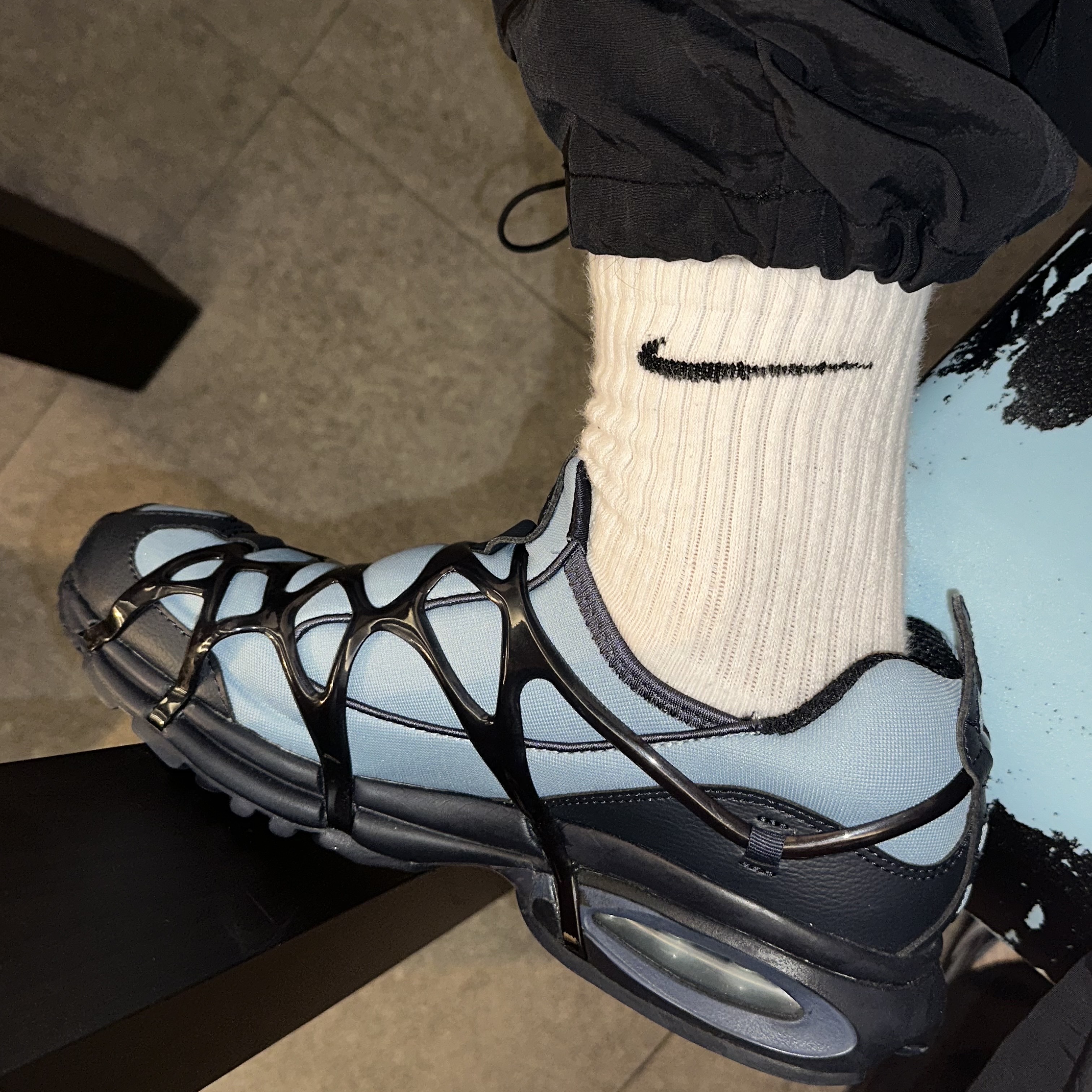 Nike Air Kukini Worn Blue Obsidian 착용 스타일 - 5