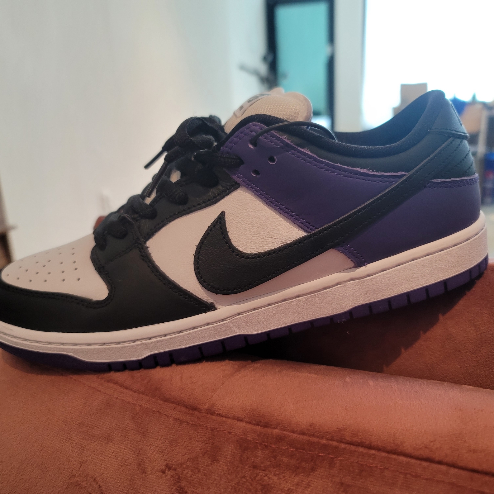 Nike SB Dunk Low Pro Court Purple 착용 스타일
