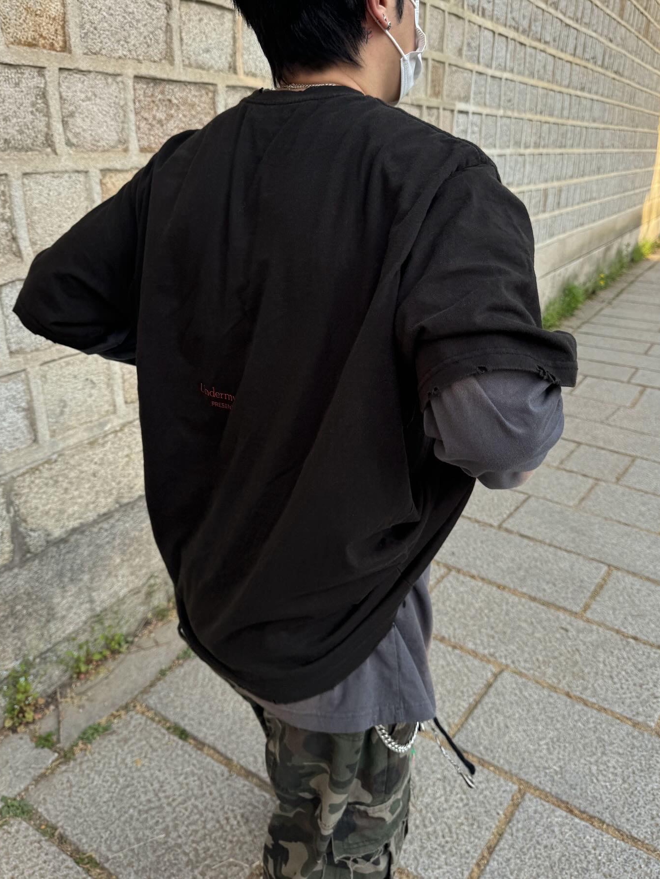 Roa Hiking Katharina Ecostep Vibram Sole Sand, Undermycar Death Eaters Graphic T-Shirt Black - 23SS 착용 스타일 - 8