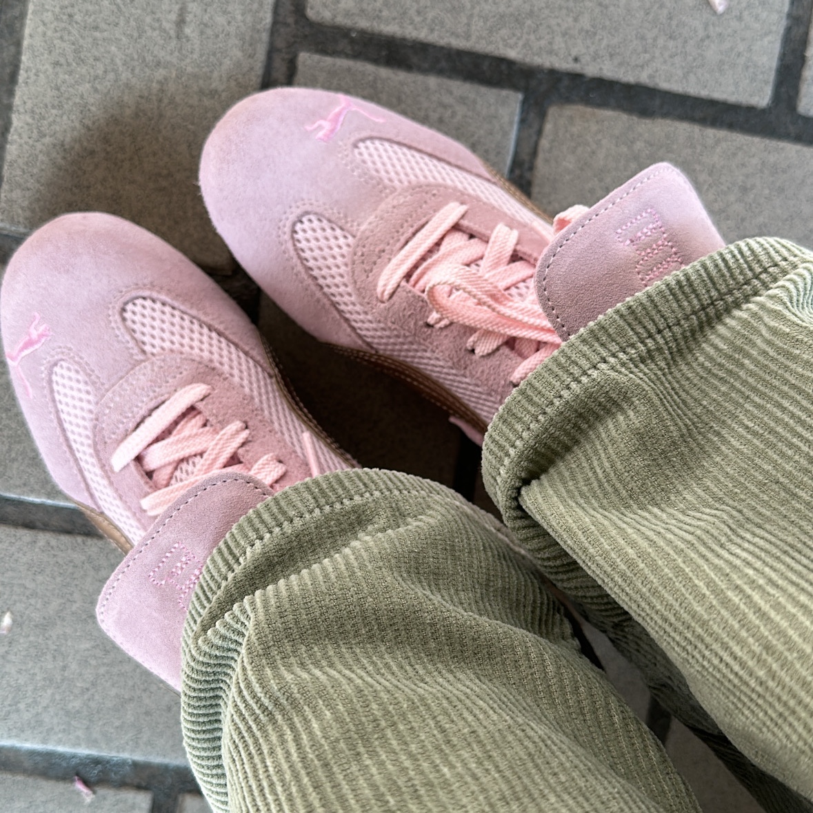 Puma x Open Yy Speedcat Whisp of Pink Chamomile 착용 스타일 - 2