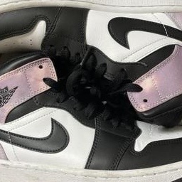 Jordan 1 Mid White Black Tie-Dye 착용 스타일