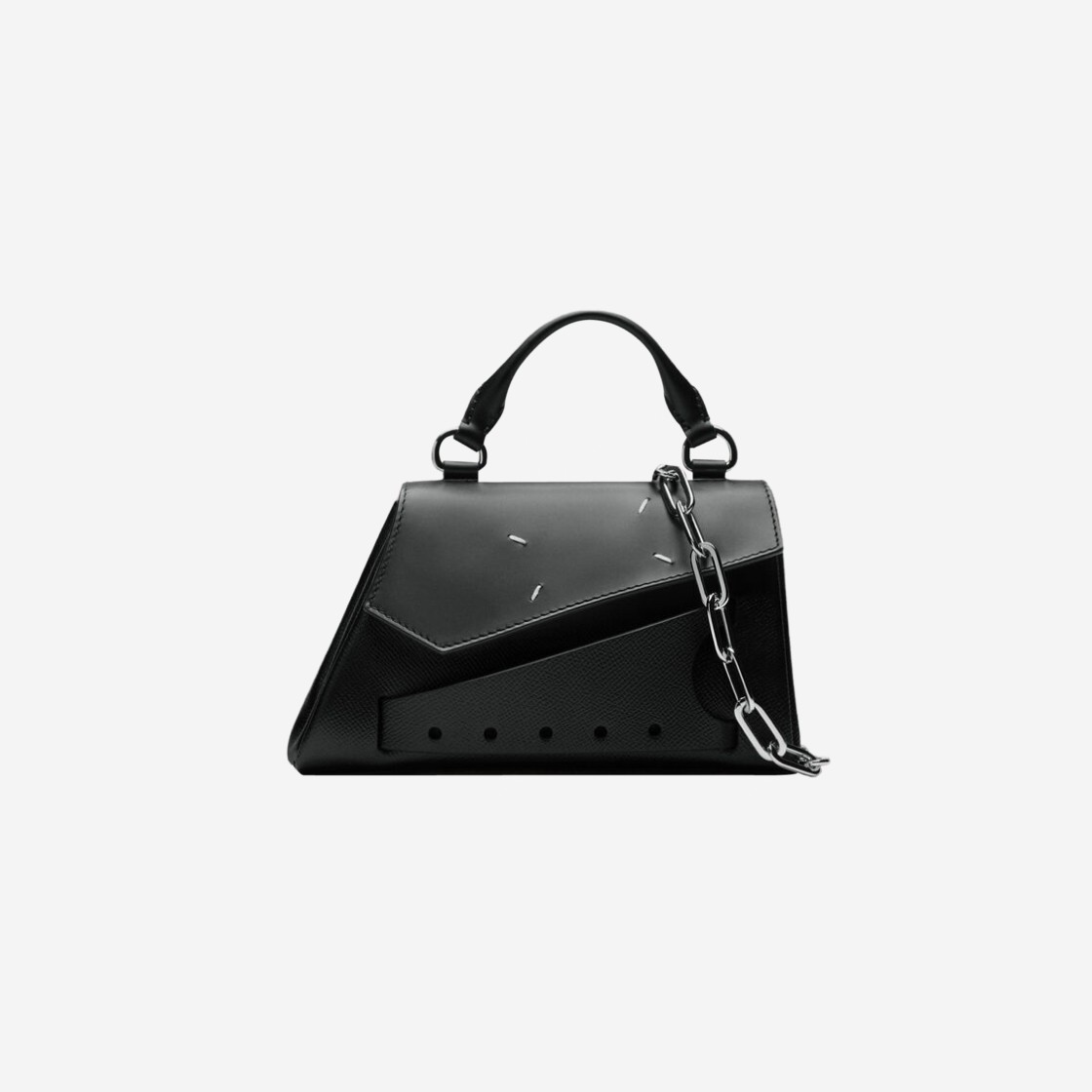 Maison Margiela Snatched Asymmetric Micro Bag Black 상세 이미지 1