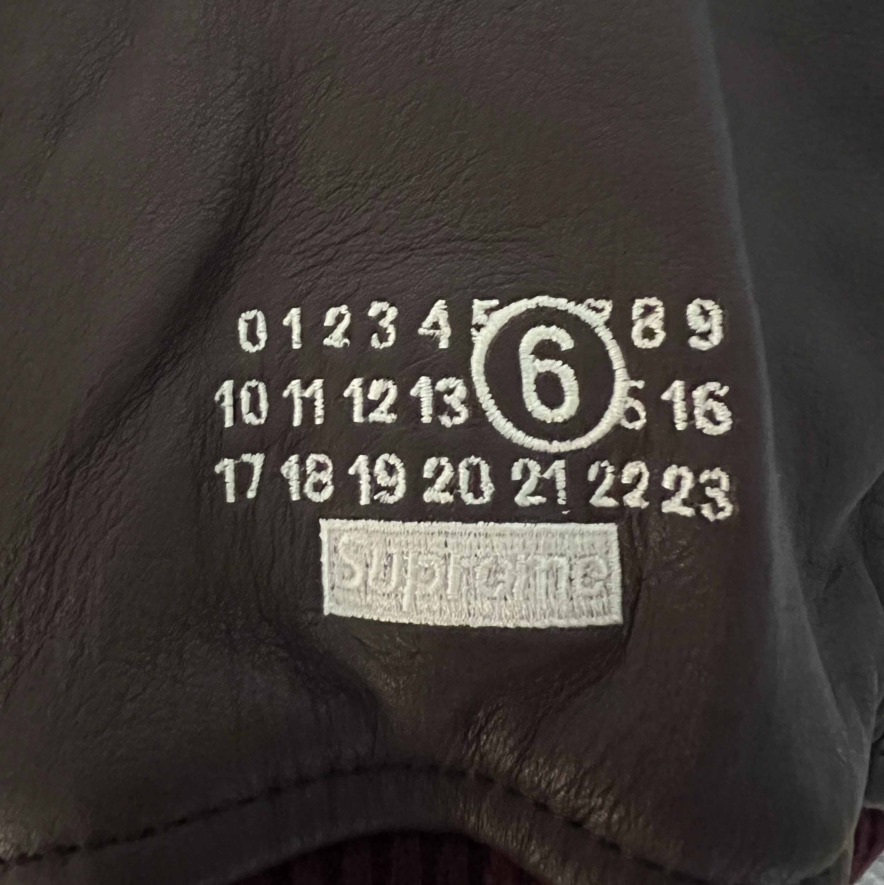 Supreme x MM6 Maison Margiela Split Varsity Jacket Multicolor - 24SS 착용 스타일 - 3