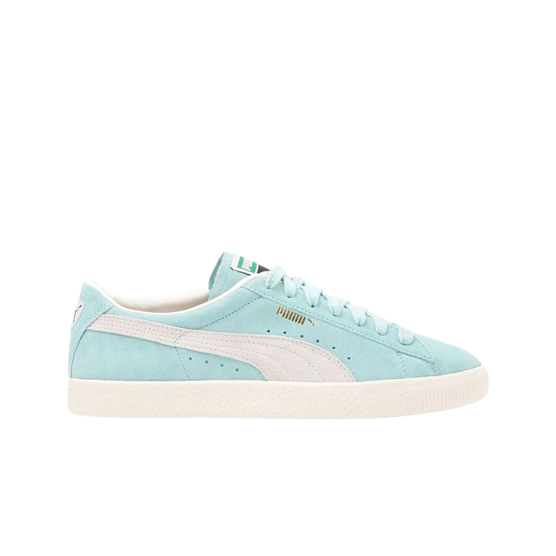 374921-21 Puma Suede VTG Mint Frosted Ivory