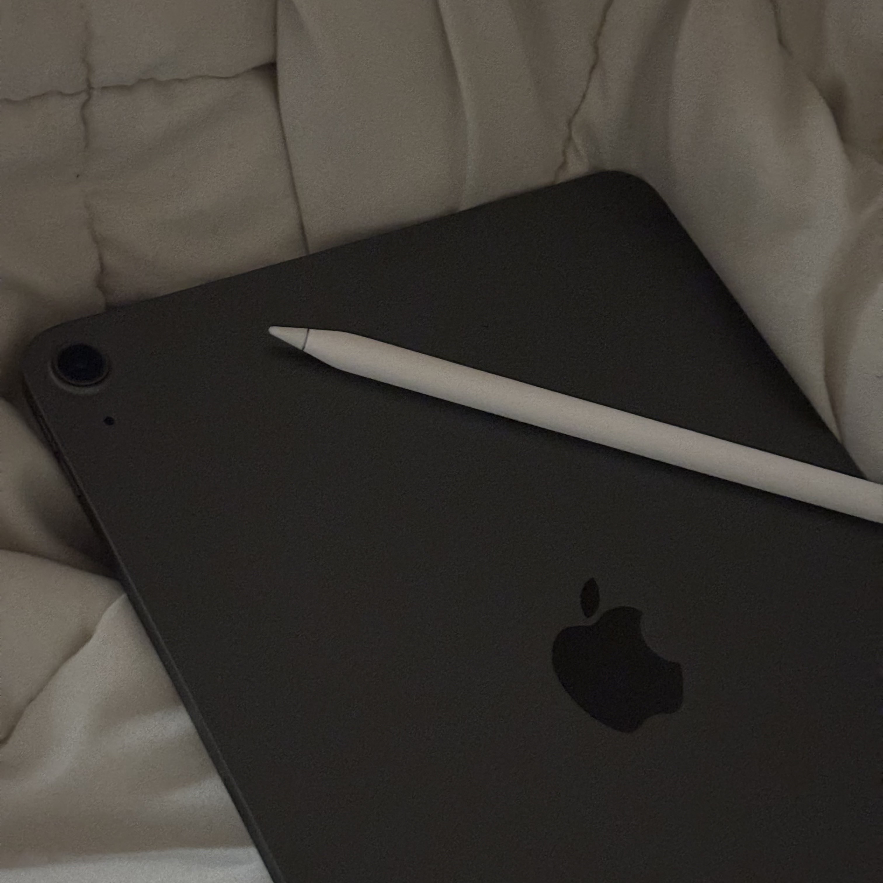 Apple iPad Air 5th Gen Wifi 64GB Space Gray (Korean Ver.), Apple Pencil 2nd Gen 착용 스타일