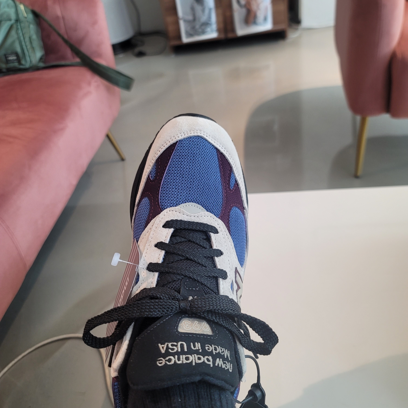 New Balance x Aime Leon Dore 993 Made in USA Taupe 착용 스타일 - 2