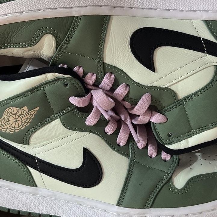 (W) Jordan 1 Mid SE Dutch Green 착용 스타일