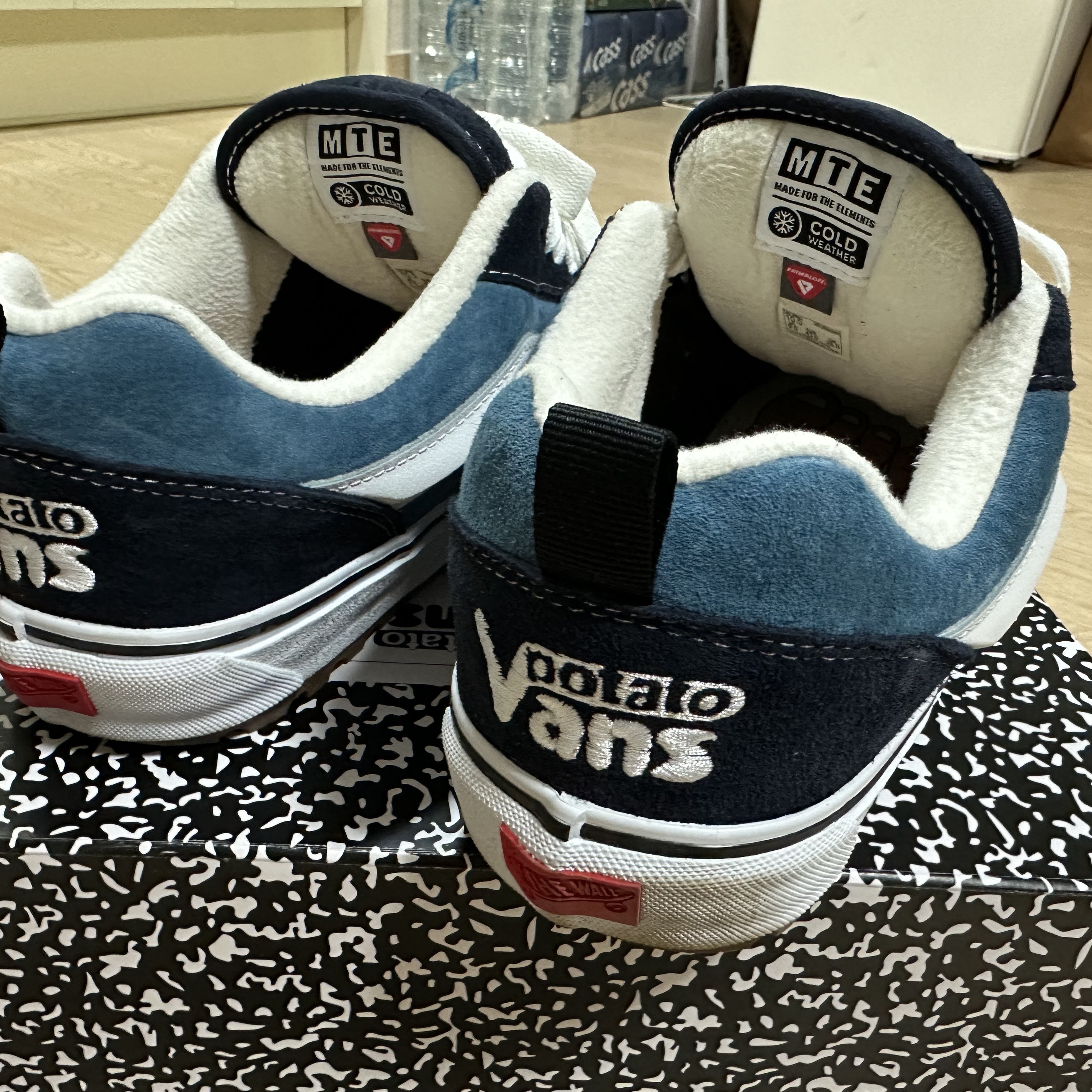 Vans Vault x Imran Potato Knu-Skool MTE-1 LX Navy 착용 스타일 - 3