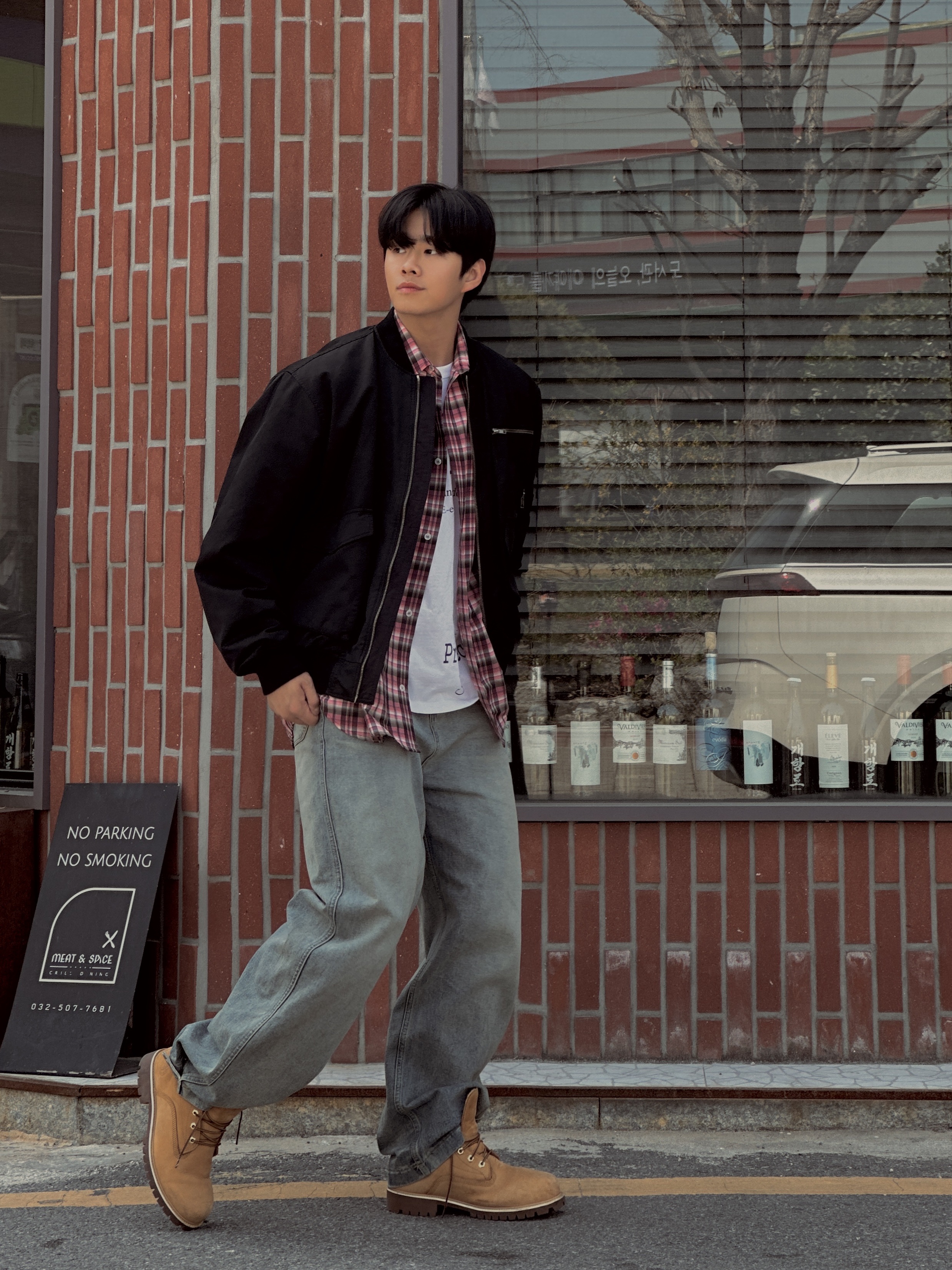 Timberland Premium 6 inch Waterproof Boot Wheat Nubuck - Wide, Nonnod Flexible String Check Shirts Pink 착용 스타일 - 1