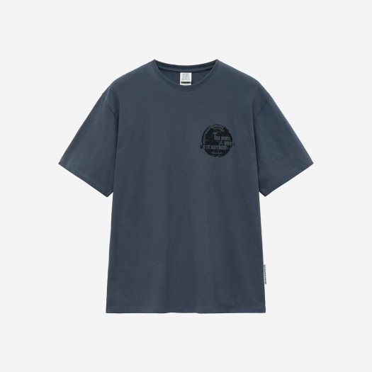 더바이닐하우스 바이닐 레코드 티셔츠 네이비