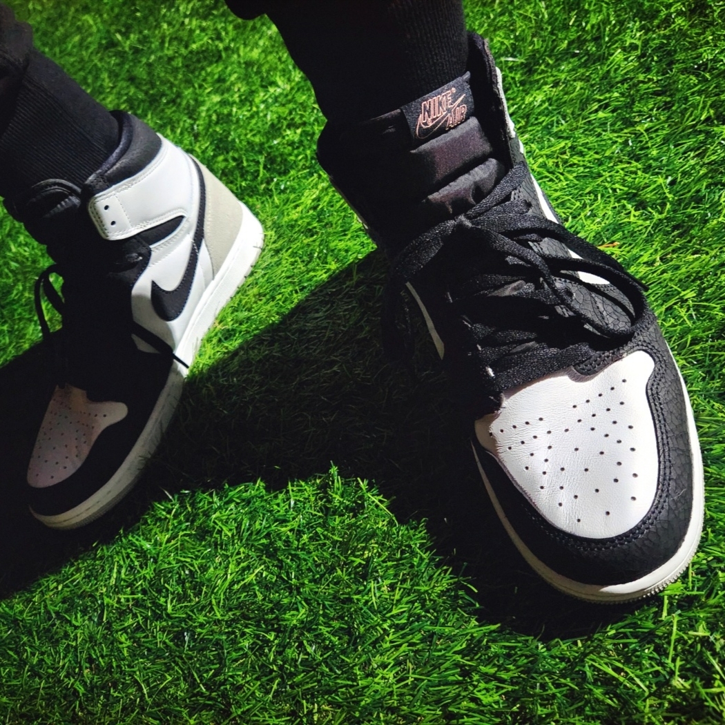 Nike Dri-Fit Legacy 91 Golf Cap Smoke Grey, Jordan 1 Retro High OG Bleached Coral 착용 스타일 - 3