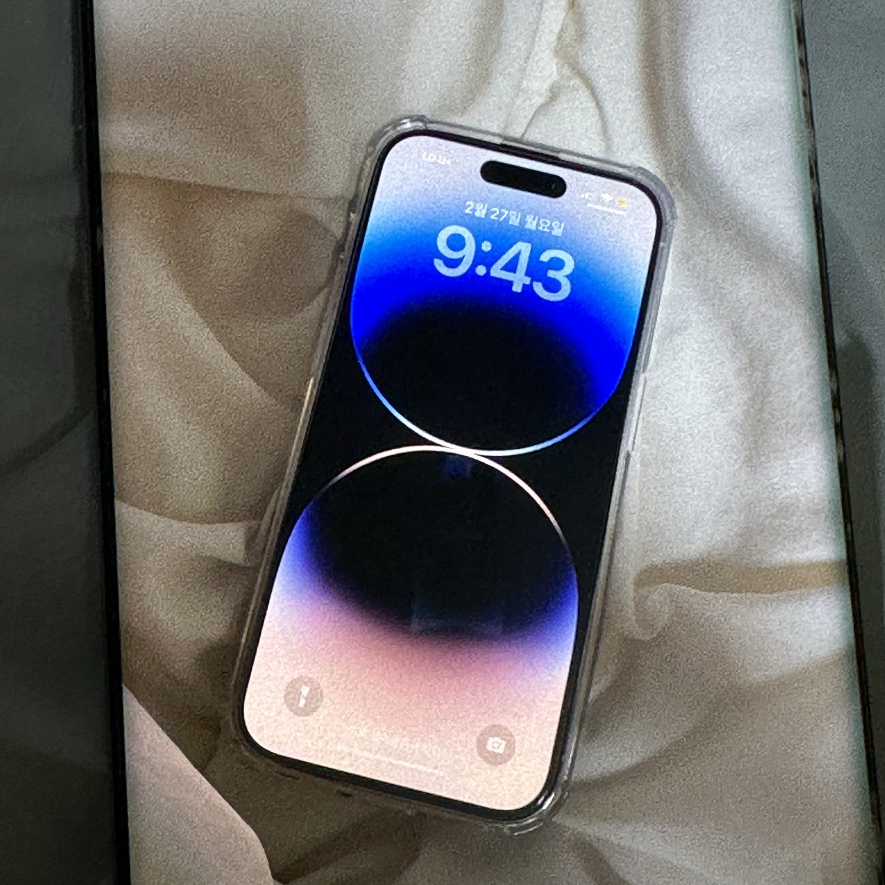 Apple iPhone 14 Pro 256GB Silver (Korean Ver.) 착용 스타일 - 3