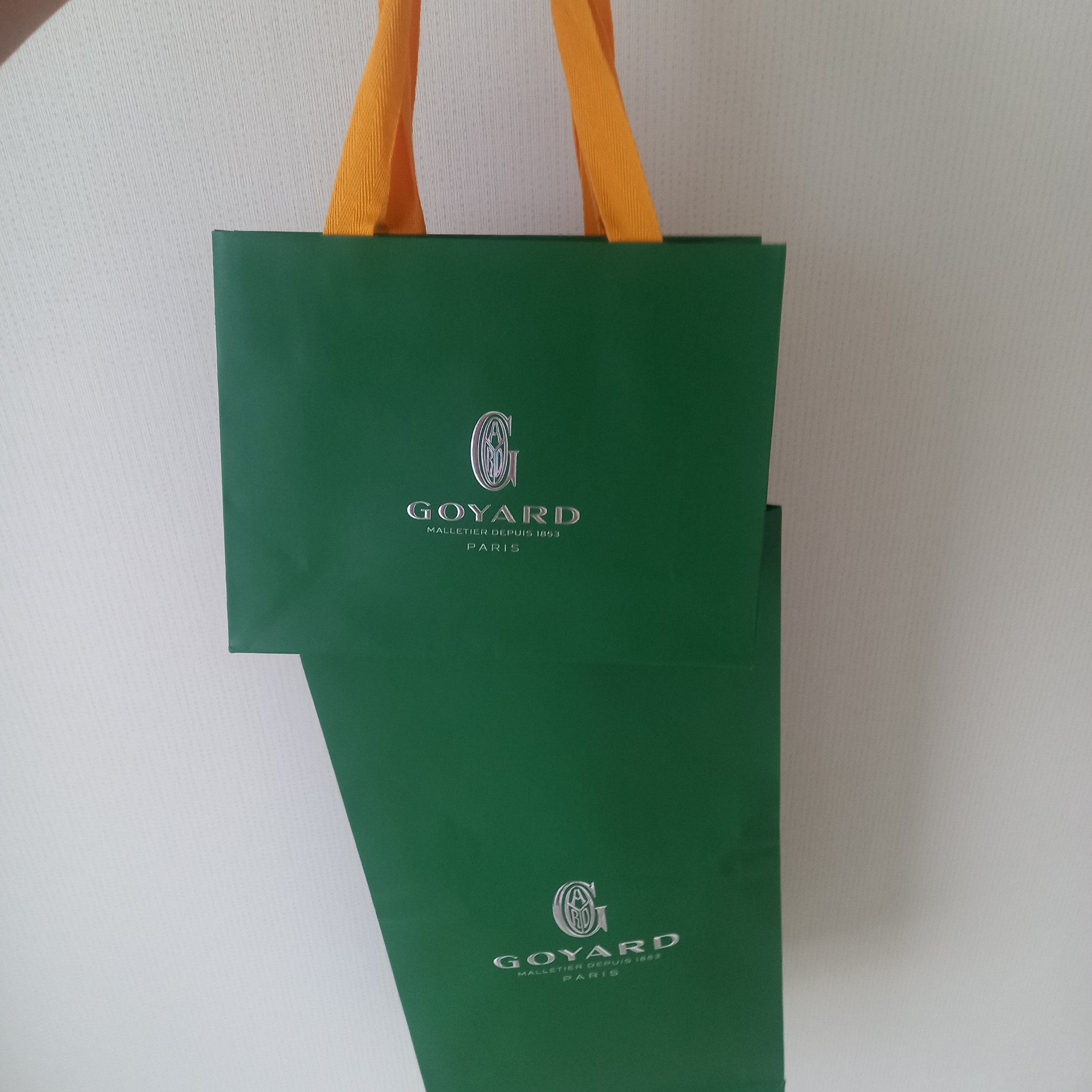 Goyard Saint Louis GM Bag Navy Blue, Goyard Saint Louis PM Bag Navy Blue 착용 스타일 - 1