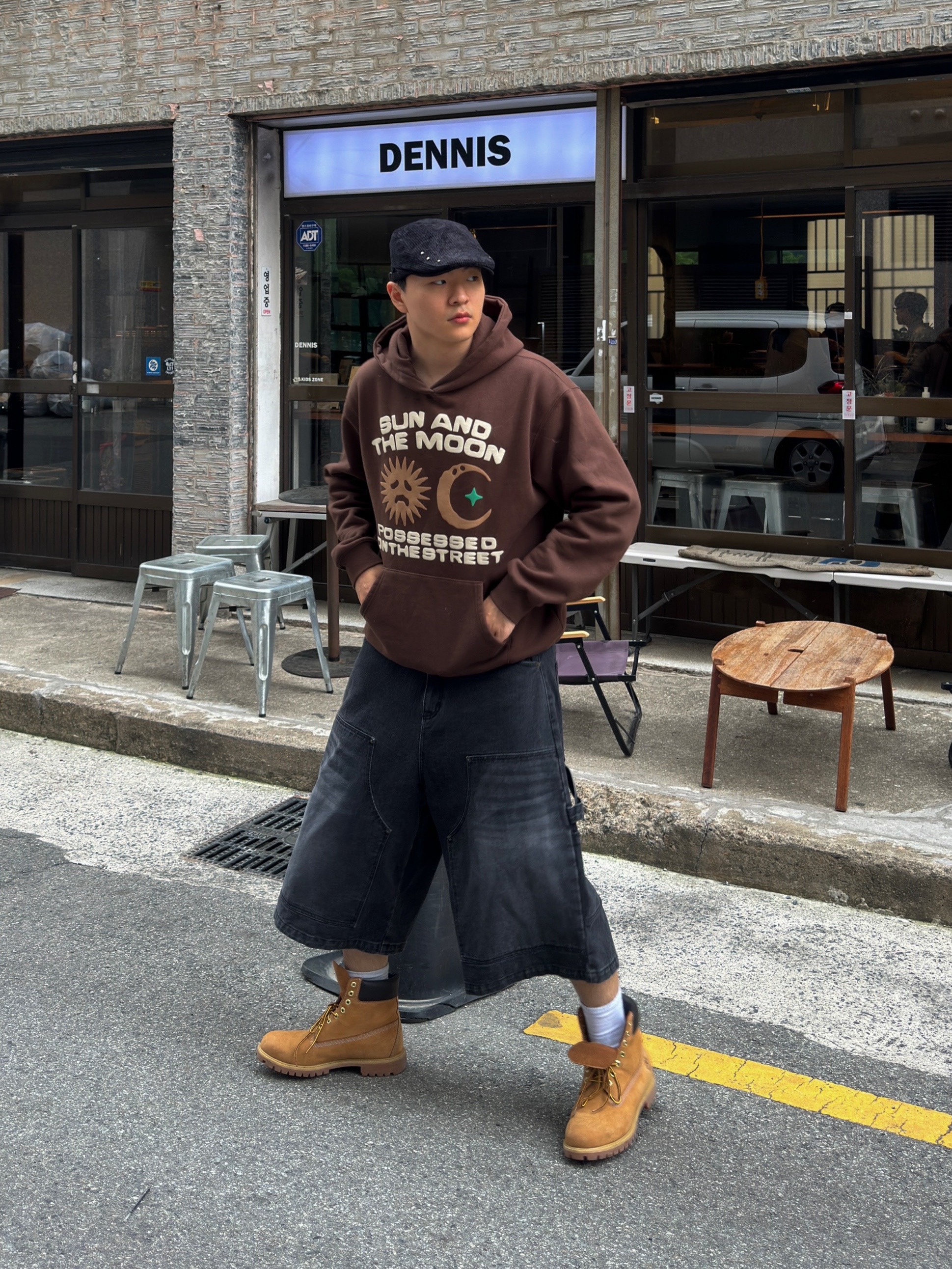 Timberland Premium 6 inch Waterproof Boot Wheat Nubuck - Wide 착용 스타일 - 1