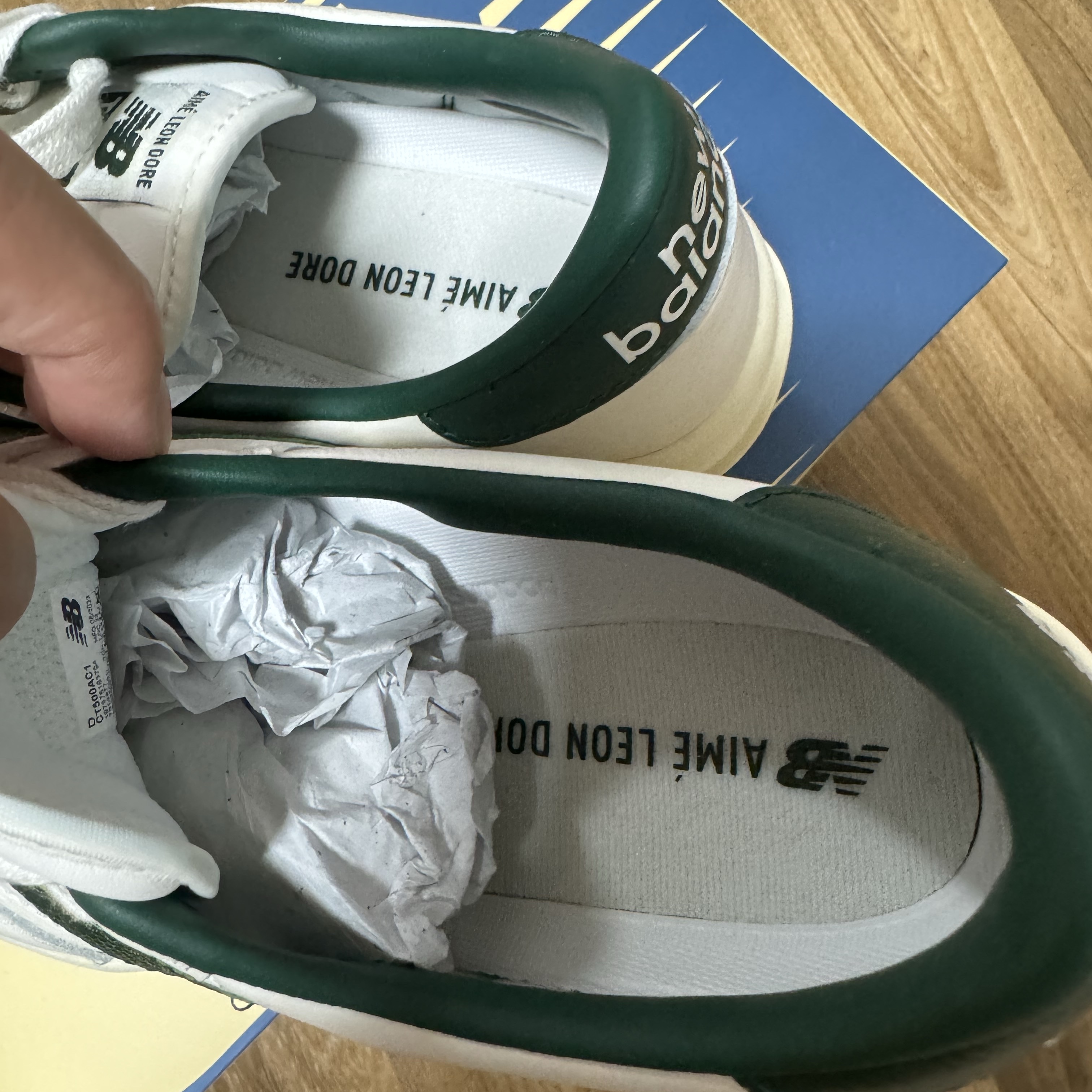 New Balance x Aime Leon Dore T500 Green 착용 스타일