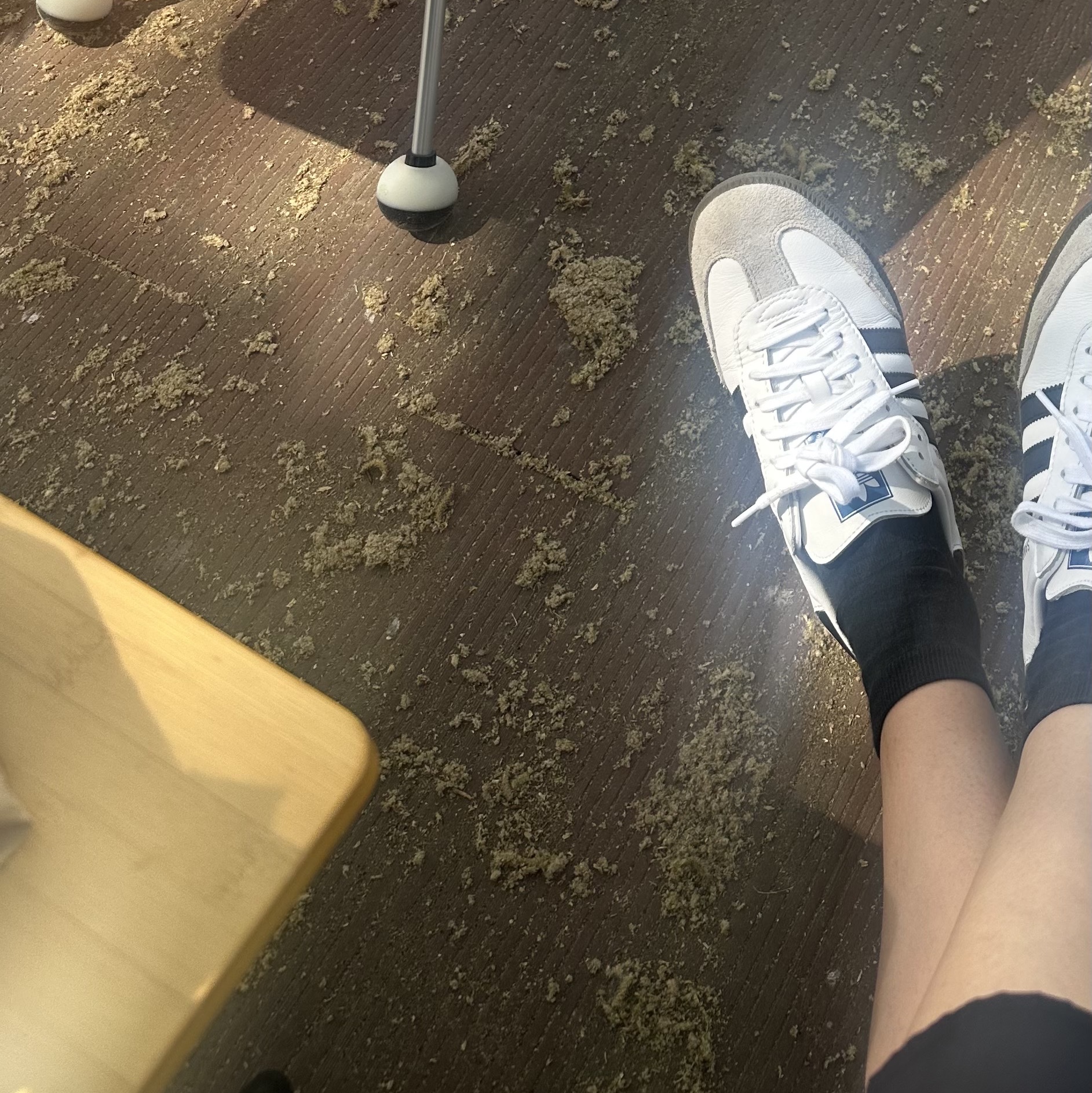 Adidas Samba OG Cloud White 착용 스타일