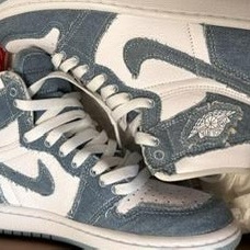 (W) Jordan 1 Retro High OG Denim 착용 스타일