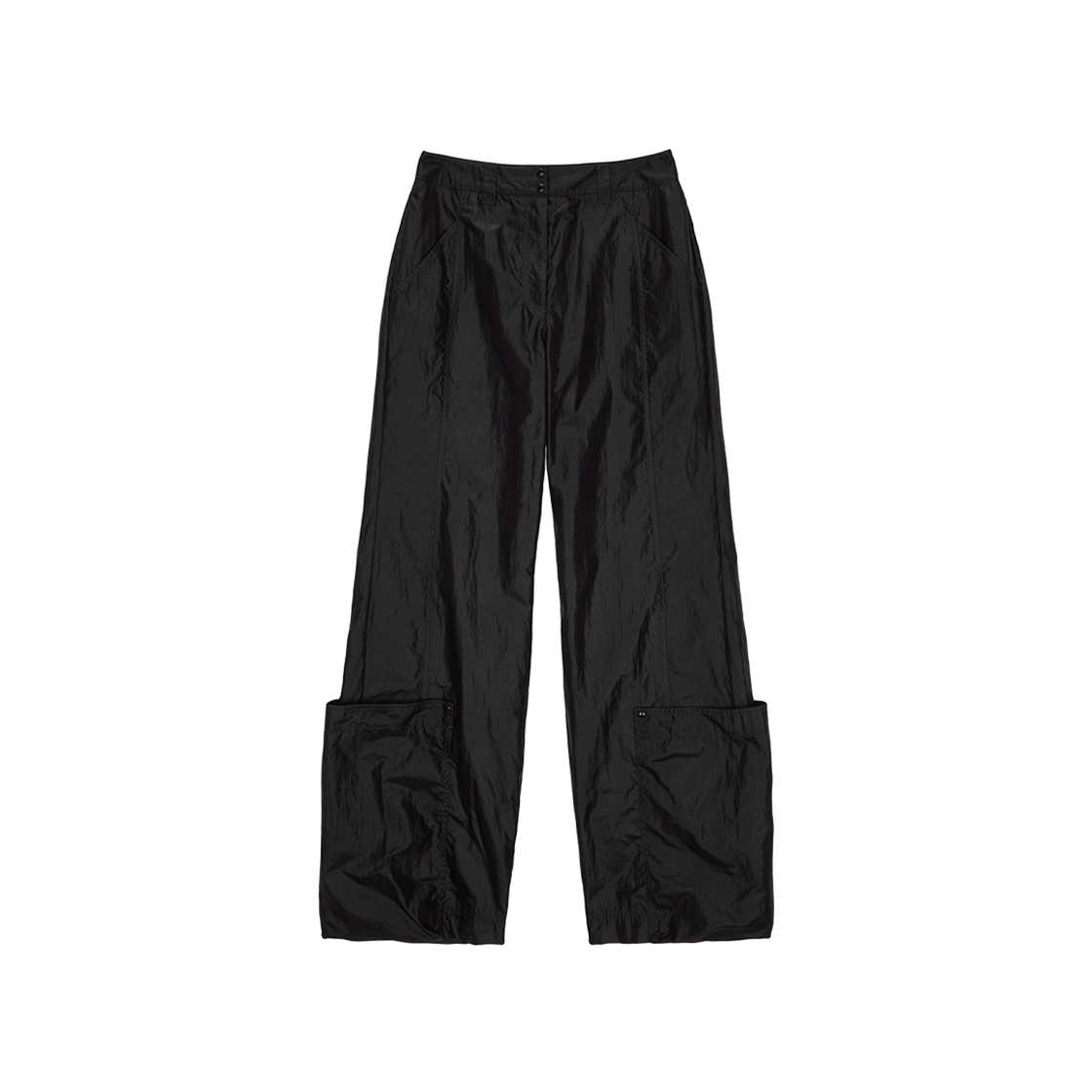 (W) Matin Kim Loose Pocket Nylon Pants Black 상세 이미지 2