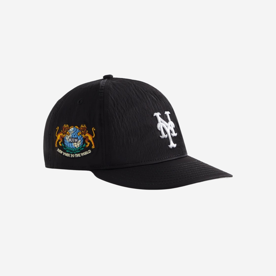 Kith x New Era New York Mets Nylon 9Fifty A Frame Black 상세 이미지 2