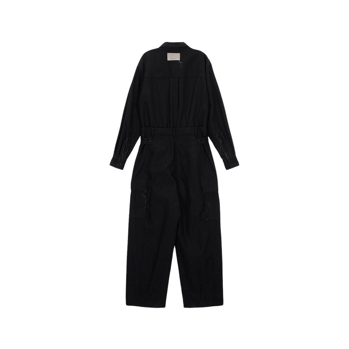 (W) Matin Kim Utility Button Up Jumpsuit Black 상세 이미지 2