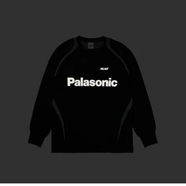Palace Trail Runner Long Sleeve Black - 24SS 착용 스타일 - 1