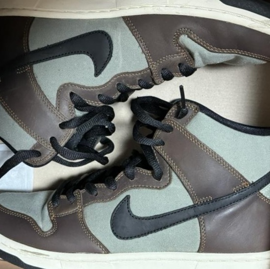Nike SB Dunk High Baroque Brown 착용 스타일