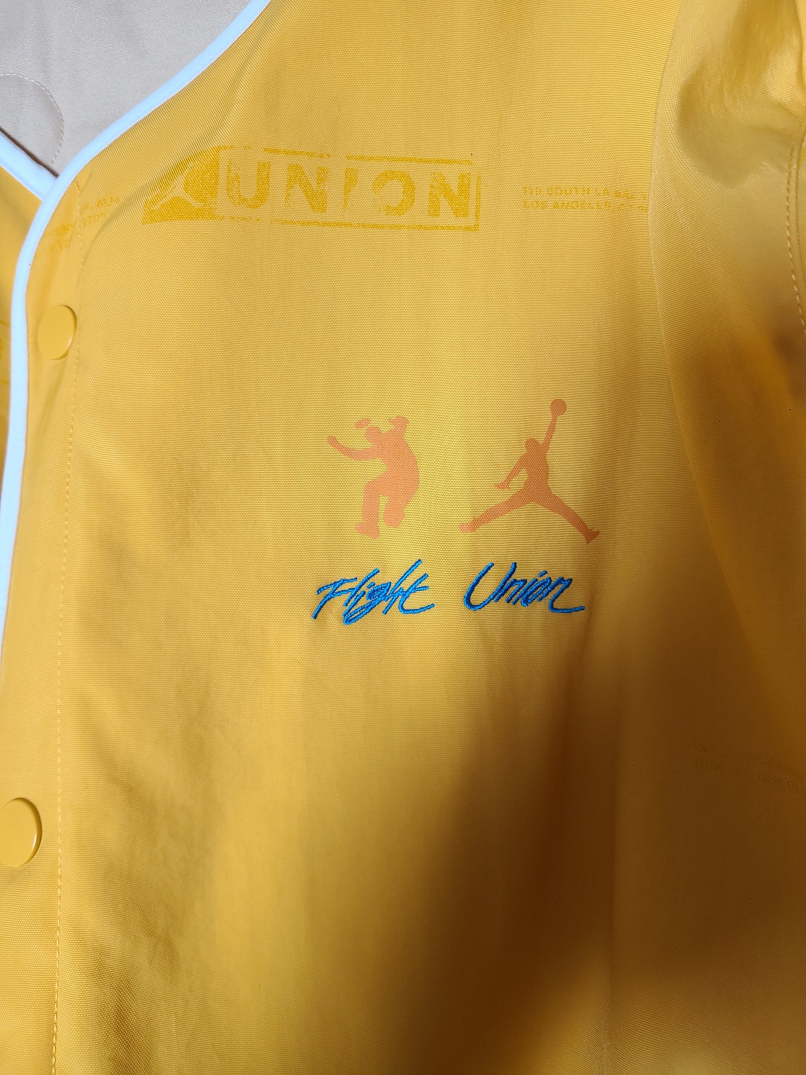 Jordan x Union Reversible Jacket Sport Gold - US/EU, Jordan Fearless Gore-Tex Pants 착용 스타일 - 2