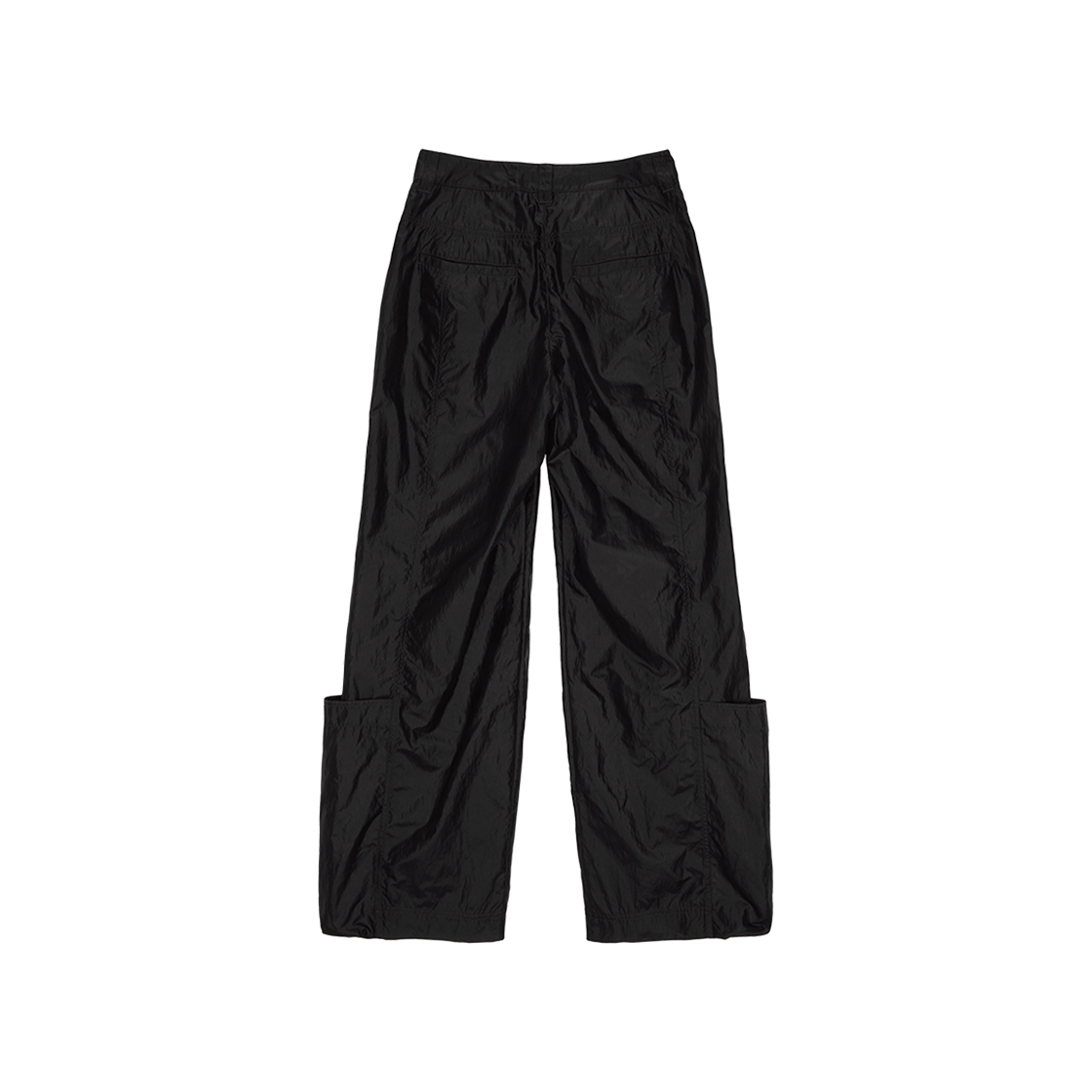 (W) Matin Kim Loose Pocket Nylon Pants Black 상세 이미지 1