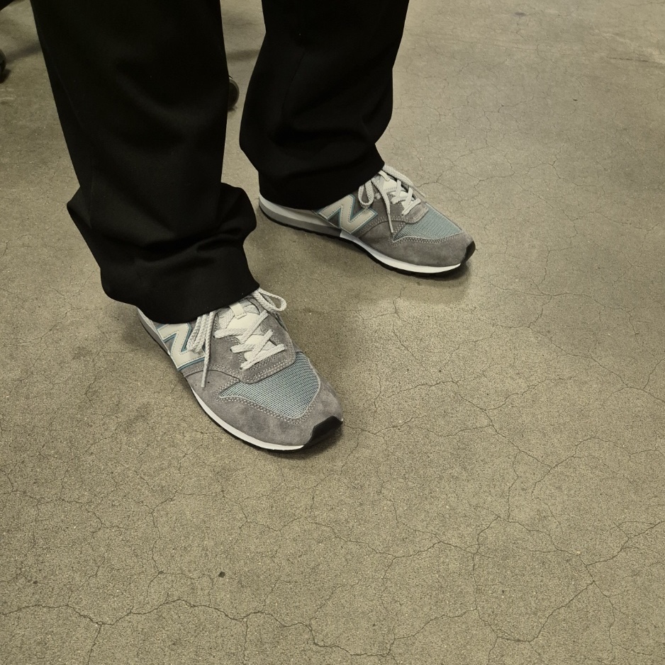 New Balance 996 Gray Blue 착용 스타일