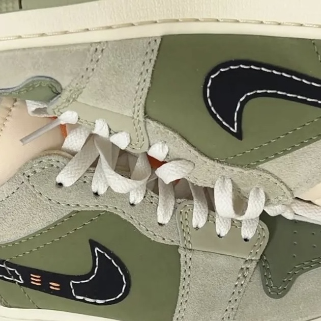 Jordan 1 Low SE Craft Sky J Light Olive Black 착용 스타일