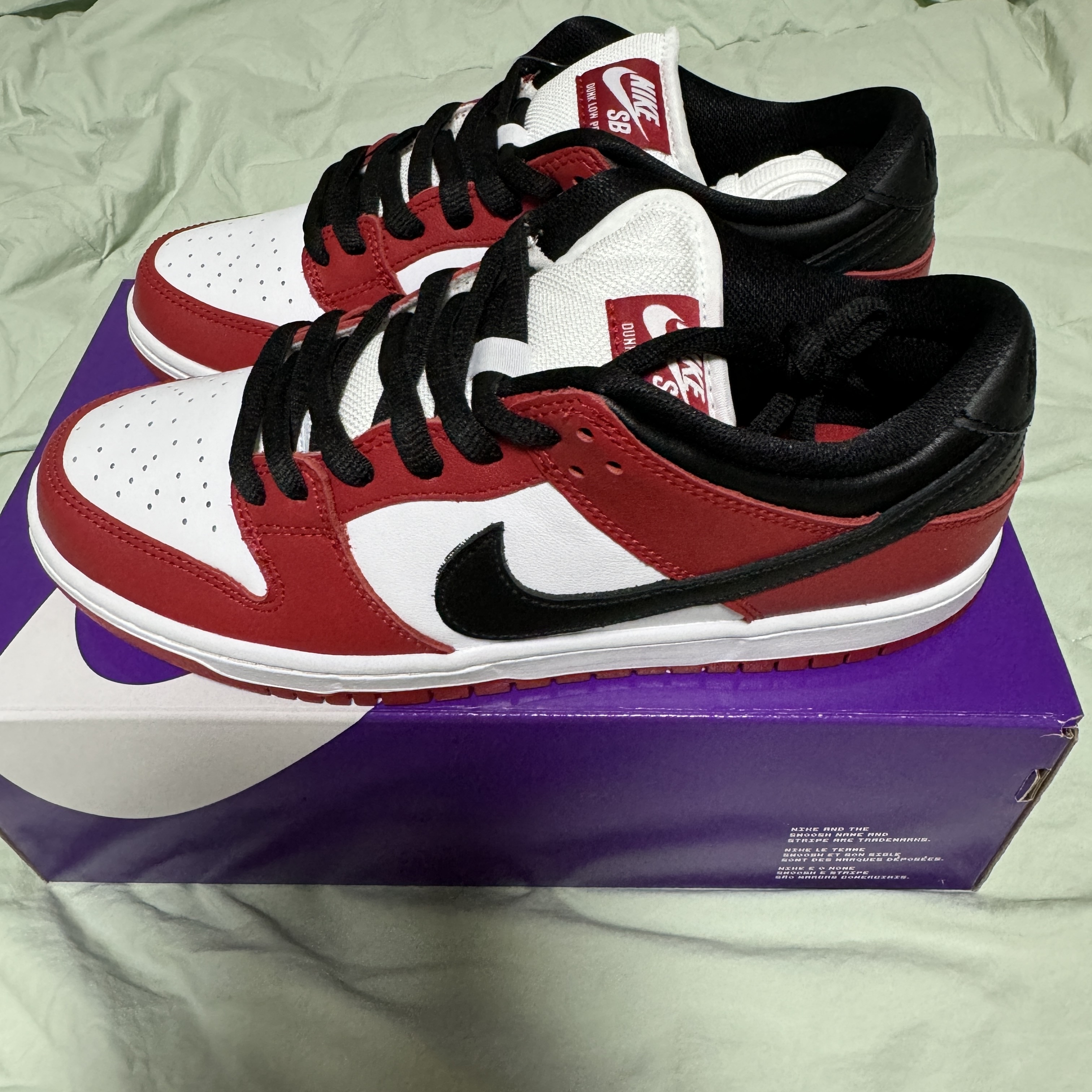 Nike SB Dunk Low Pro Chicago 착용 스타일