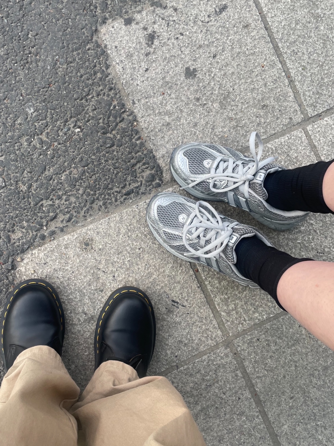 New Balance 1906R Harbor Grey Silver Metalic 착용 스타일