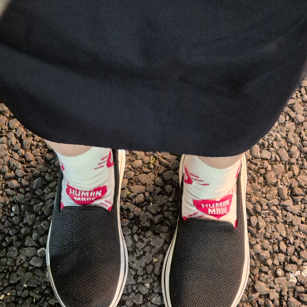 Human Made Short Heart Pattern Socks Red, (W) Skechers Go Walk Arch Fit 2.0 Slip Ins Black White - Regular 착용 스타일 - 2