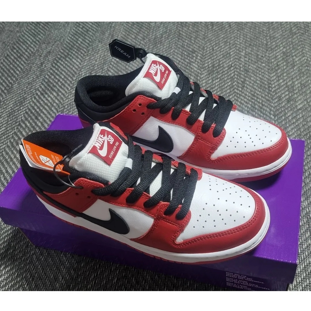 Nike SB Dunk Low Pro Chicago, Jordan 1 Retro High OG Chicago 2022 착용 스타일 - 2