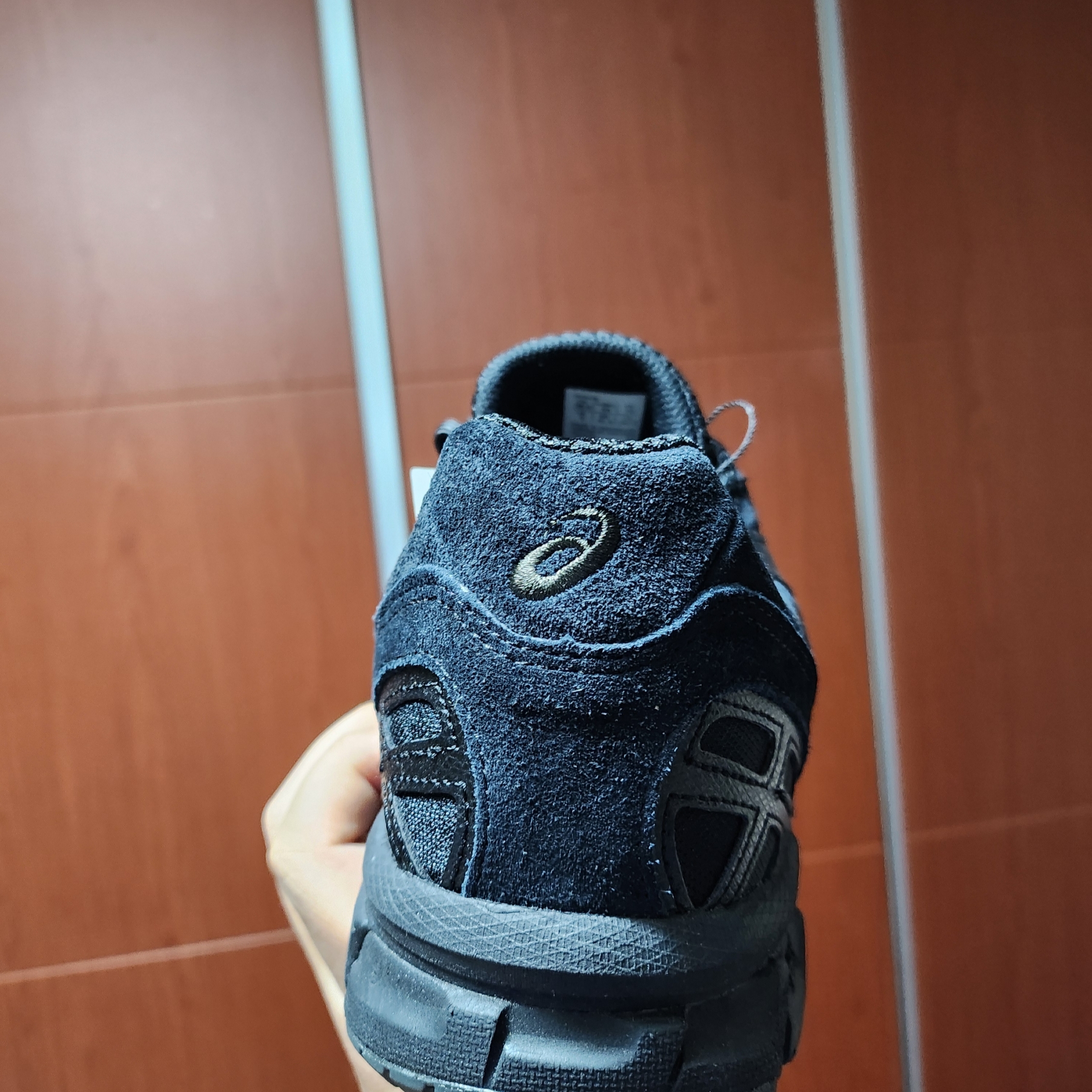 Asics Gel-Sonoma 15-50 Black, Nike x Stussy NRG RA Fleece Pants Dark Grey Heather (DJ9490-063) 착용 스타일 - 4