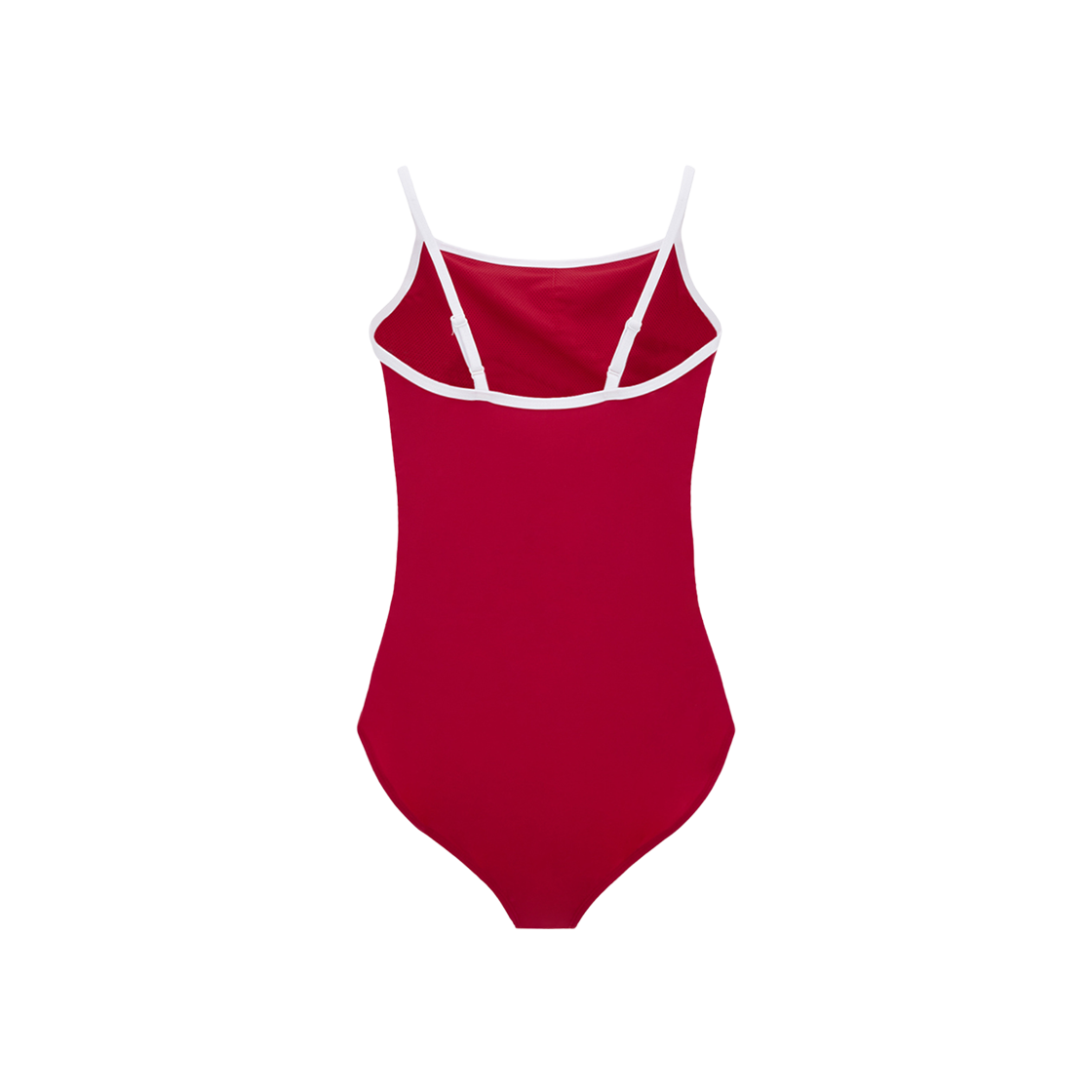 (W) Matin Kim Logo Strap Swimsuit Red 상세 이미지 2