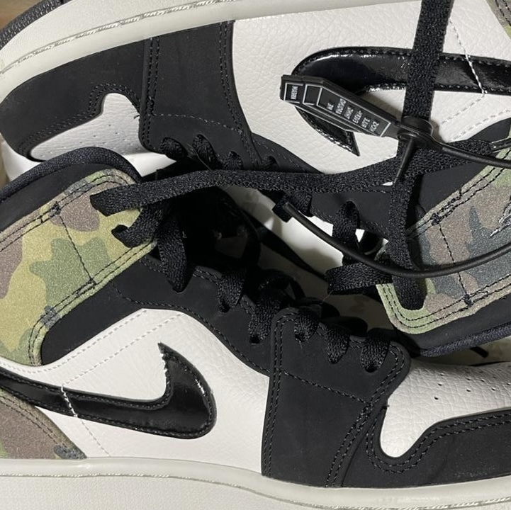 Jordan 1 Mid Camo 2020 착용 스타일