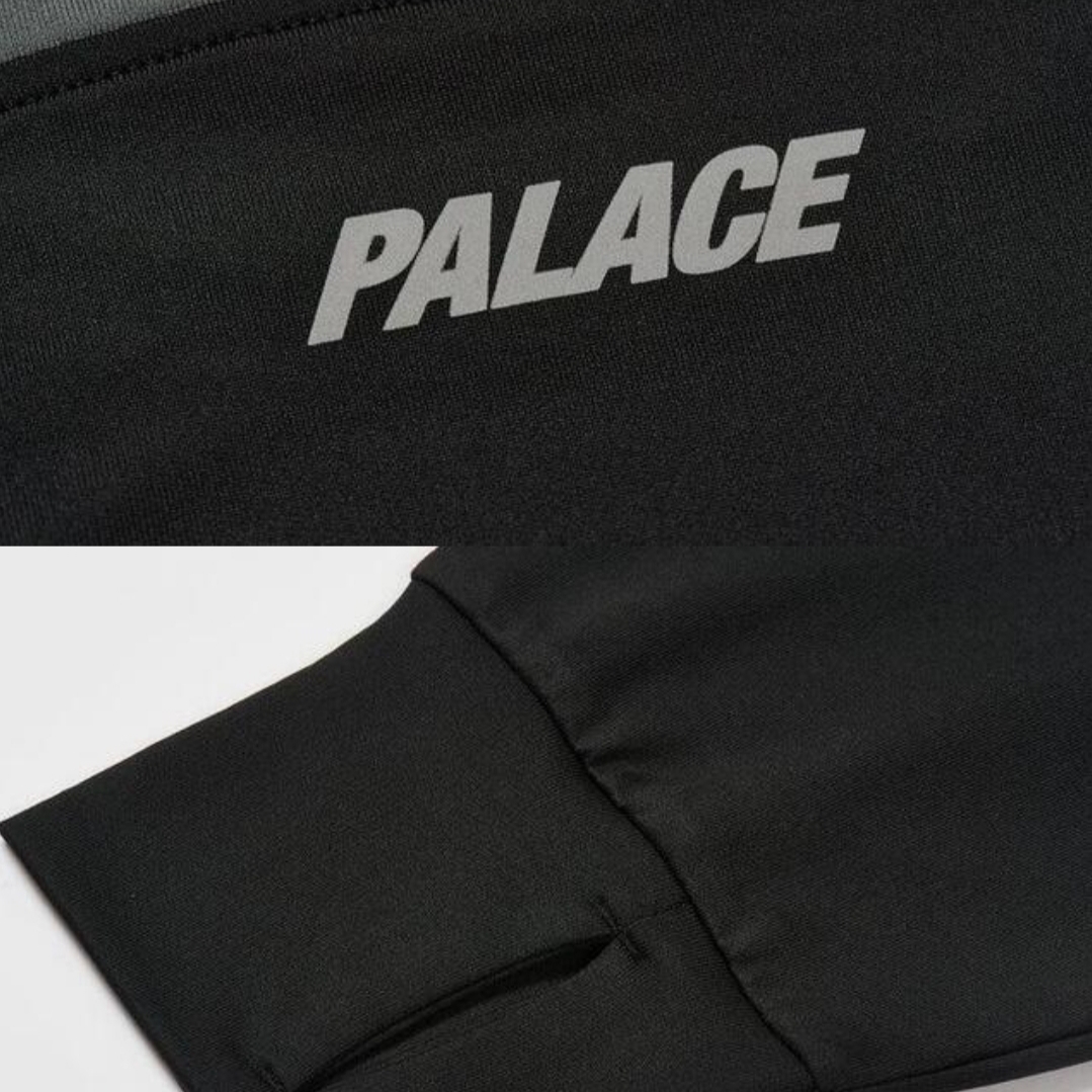 Palace Trail Runner Long Sleeve Black - 24SS 착용 스타일 - 5