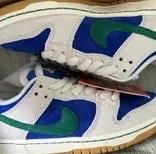Nike SB Dunk Low Pro Phantom and Hyper Royal 착용 스타일