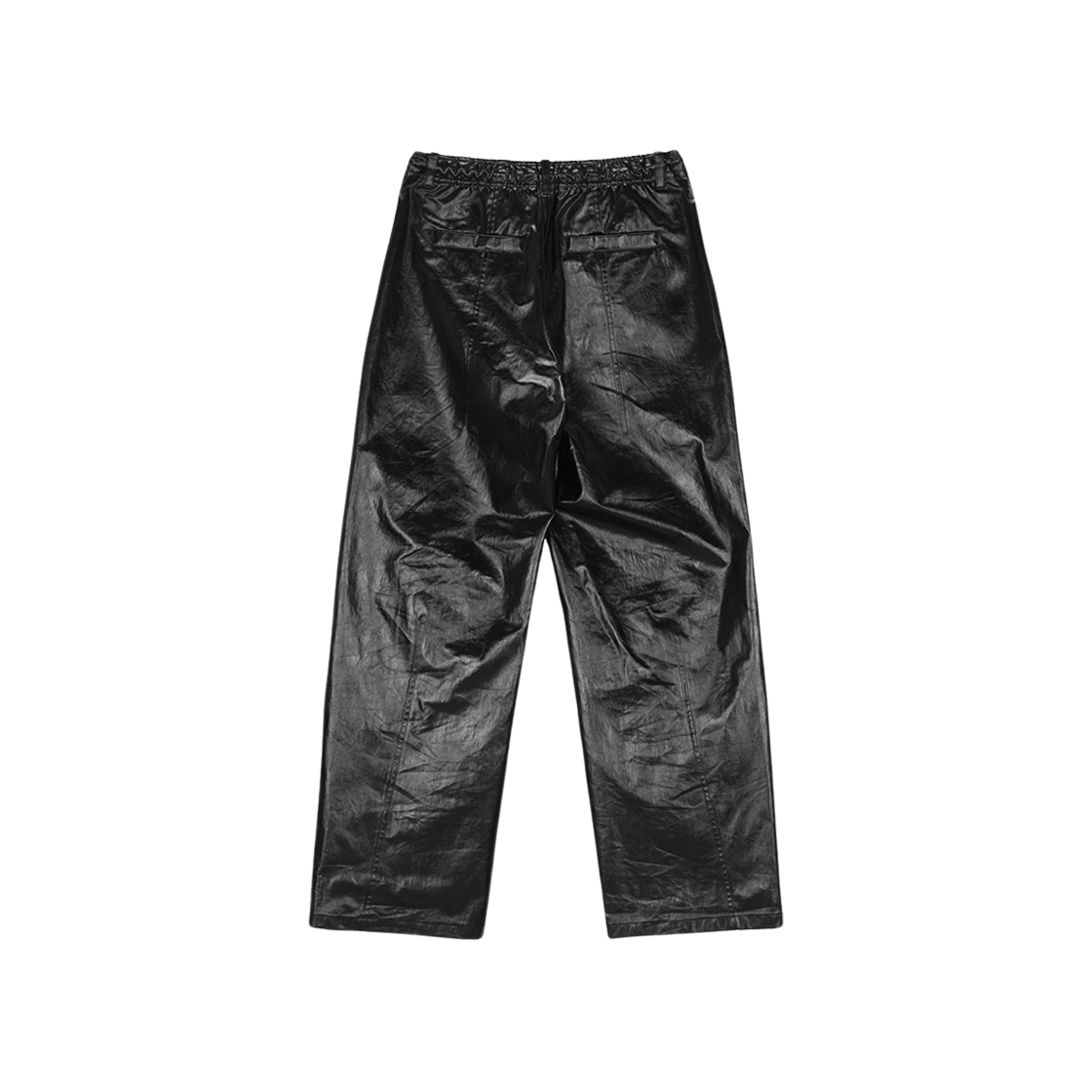 (W) Matin Kim Tuck Line Coating Pants Black 상세 이미지 2