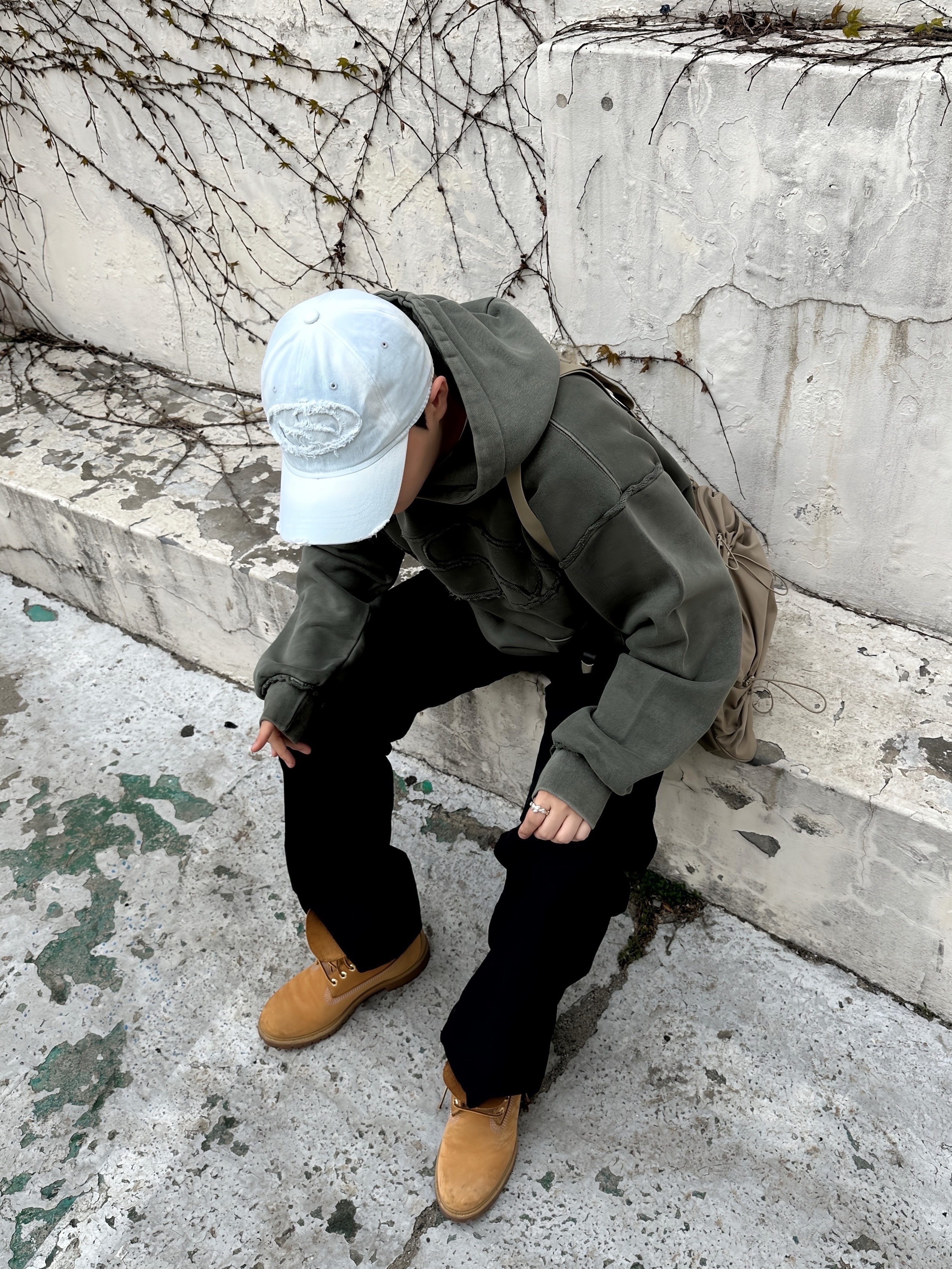 Timberland Premium 6 inch Waterproof Boot Wheat Nubuck - Wide 착용 스타일 - 3