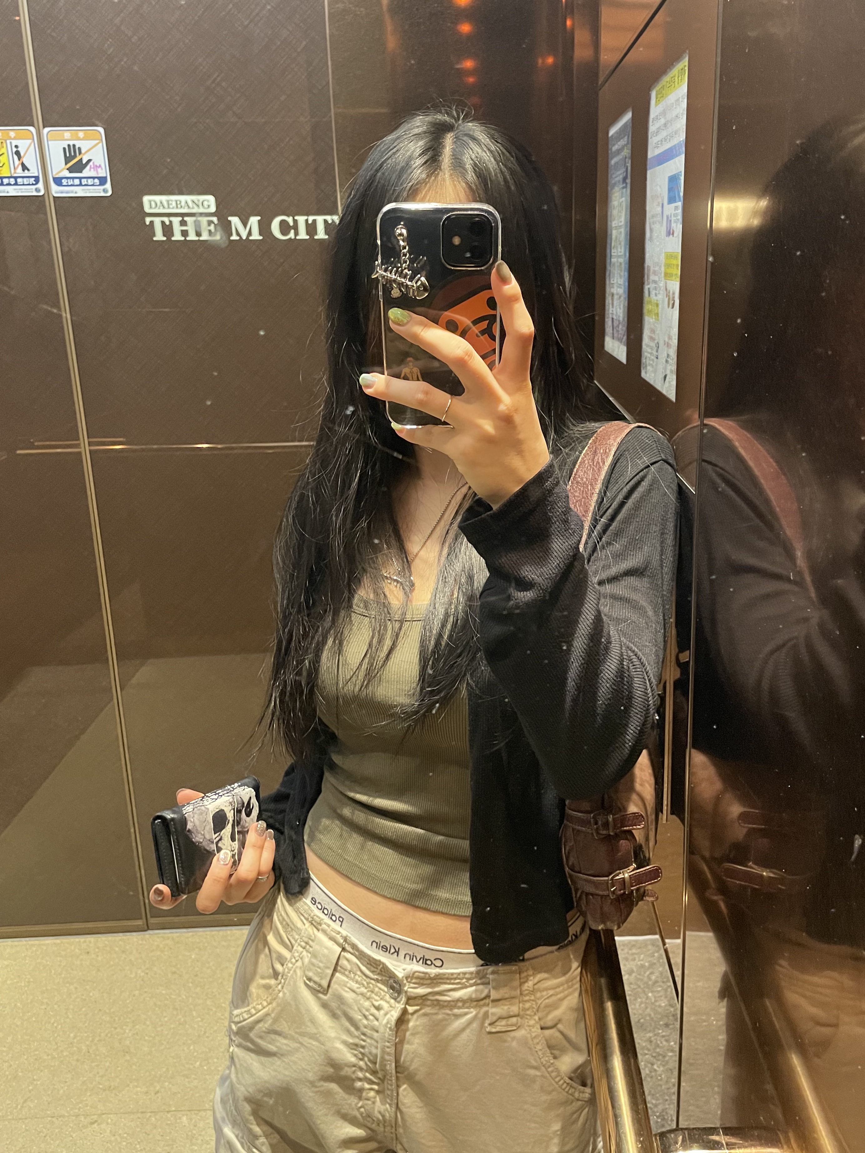 (W) Palace x CK1 Bikini Light Grey Heather - 22SS 착용 스타일