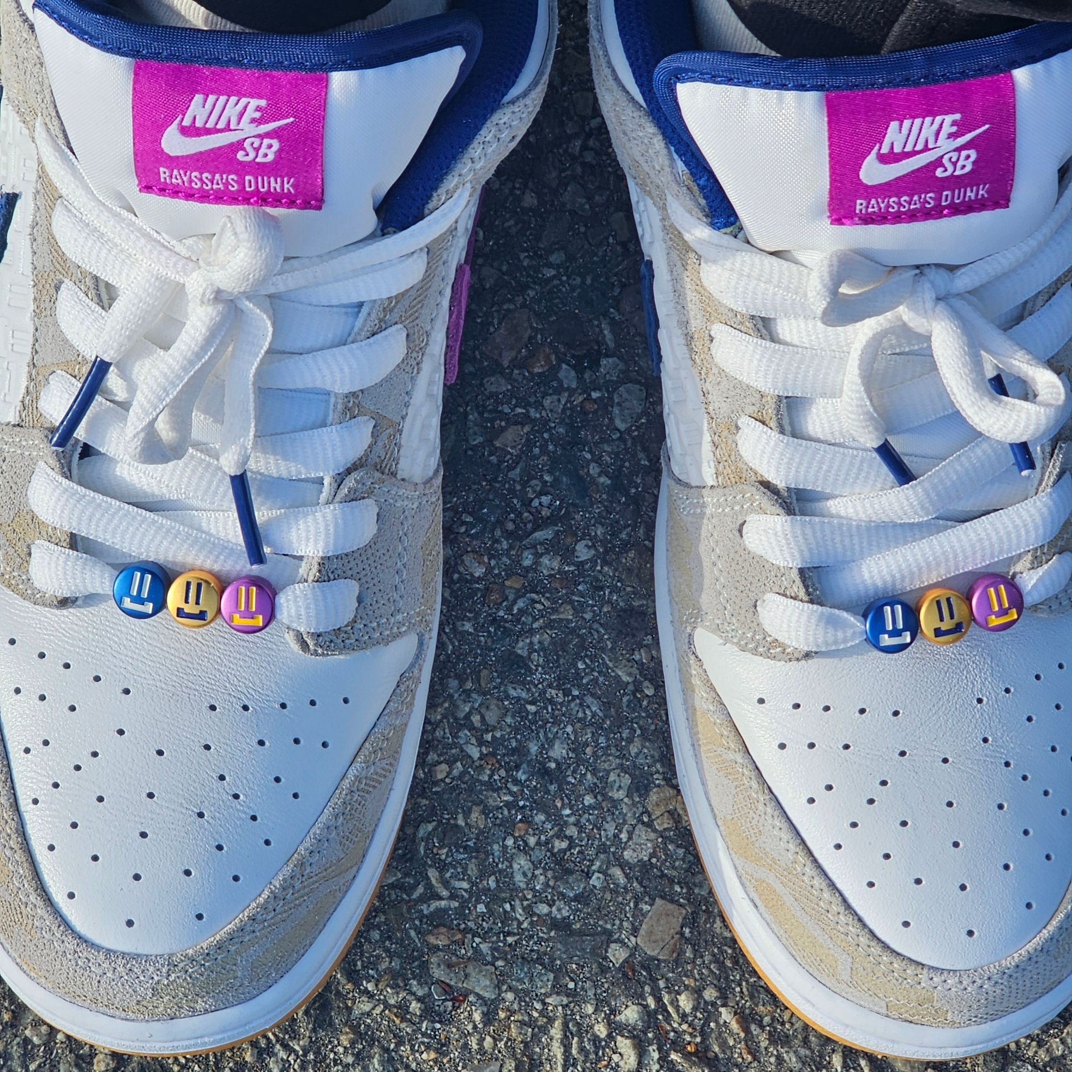 Nike x Rayssa Leal SB Dunk Low PRM Pure Platinum Vivid Purple 착용 스타일 - 1