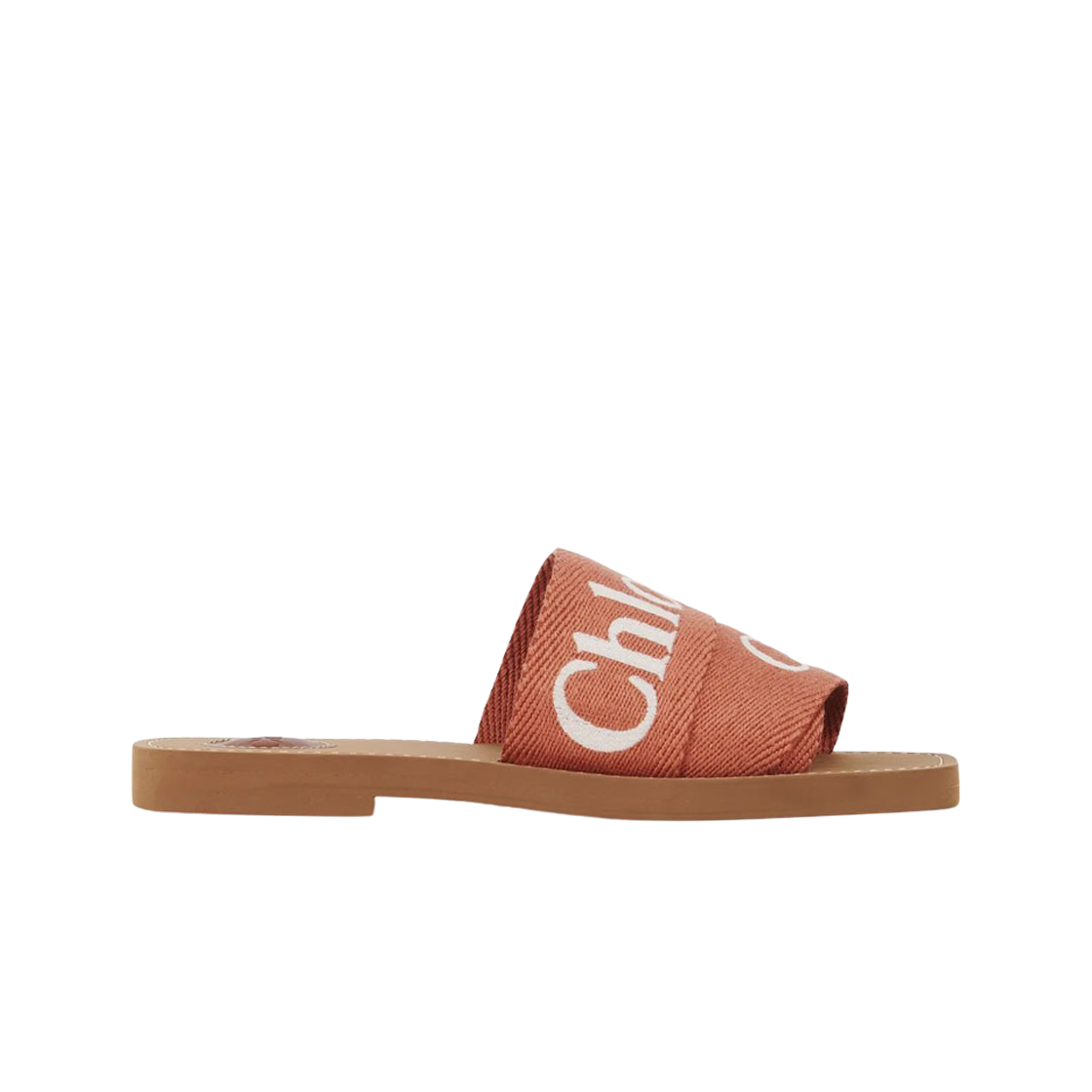 (W) 끌로에 우디 플랫 뮬 타우니 오렌지((W) Chloe Woody Flat Mule Tawny Orange)