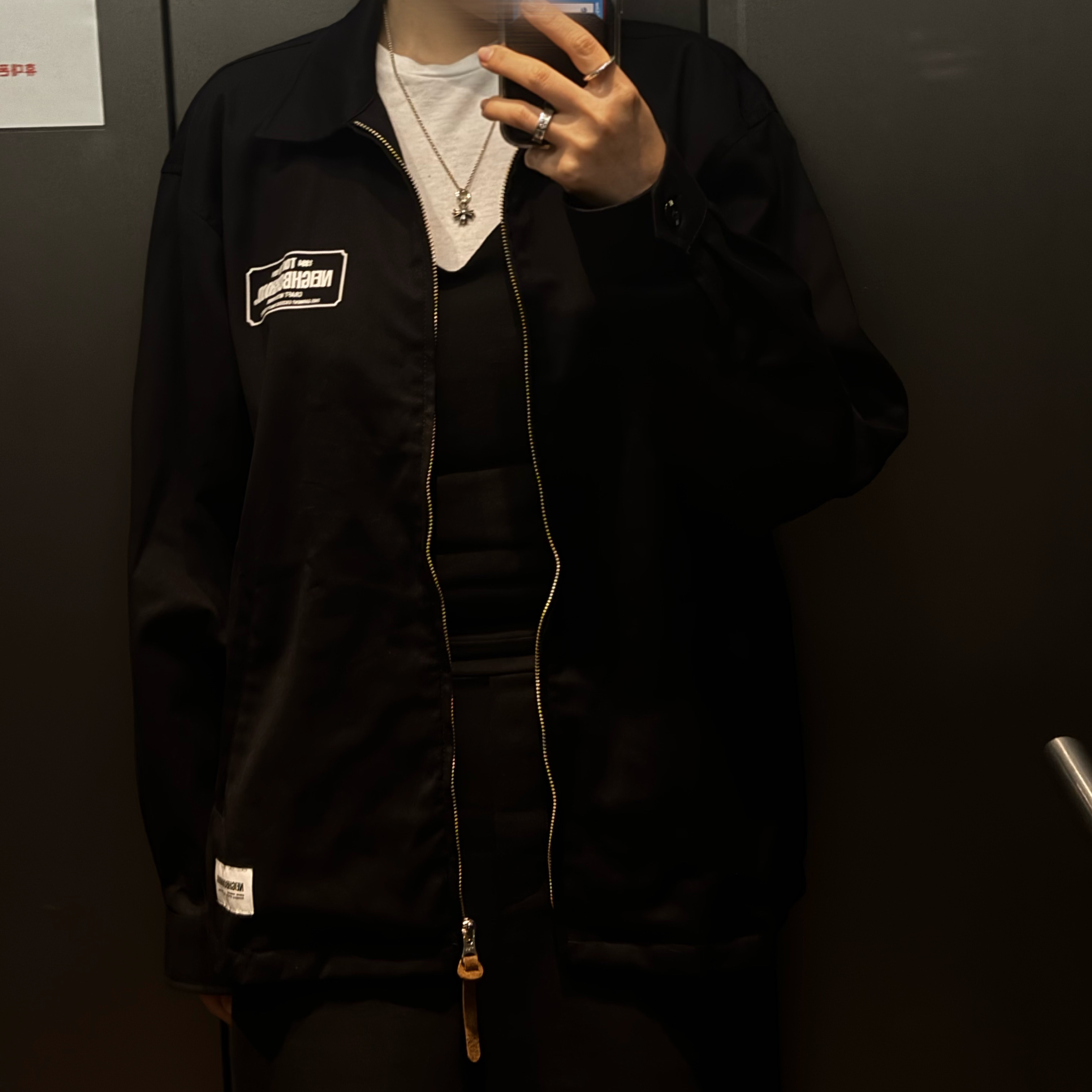 (W) Nike Air Force 1 '07 Low Triple Black, Nike Air Force 1 '07 Low Triple Black 착용 스타일 - 3