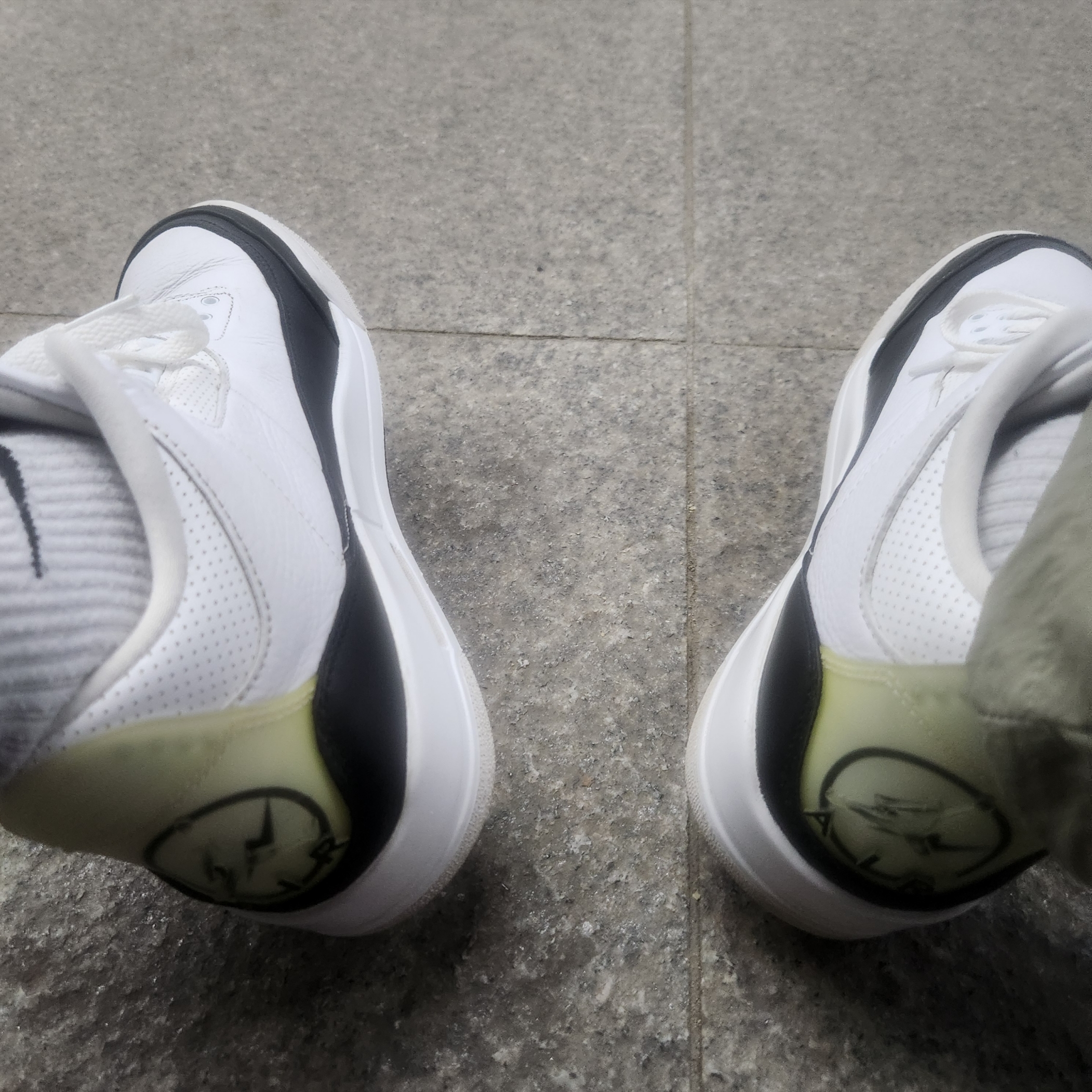 Jordan 3 x Fragment Retro SP White Black 착용 스타일