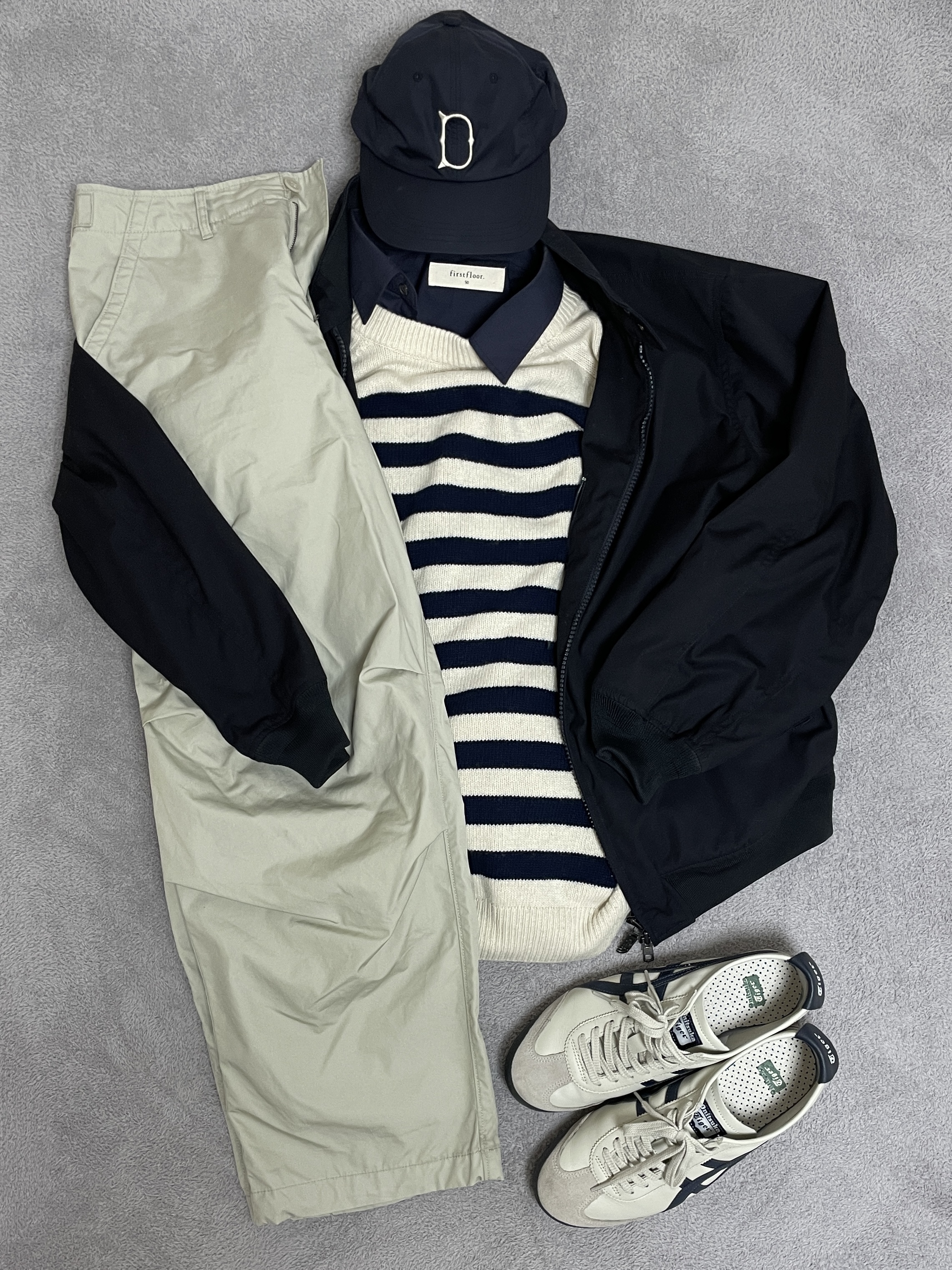 Onitsuka Tiger Mexico 66 Birch 착용 스타일 - 5