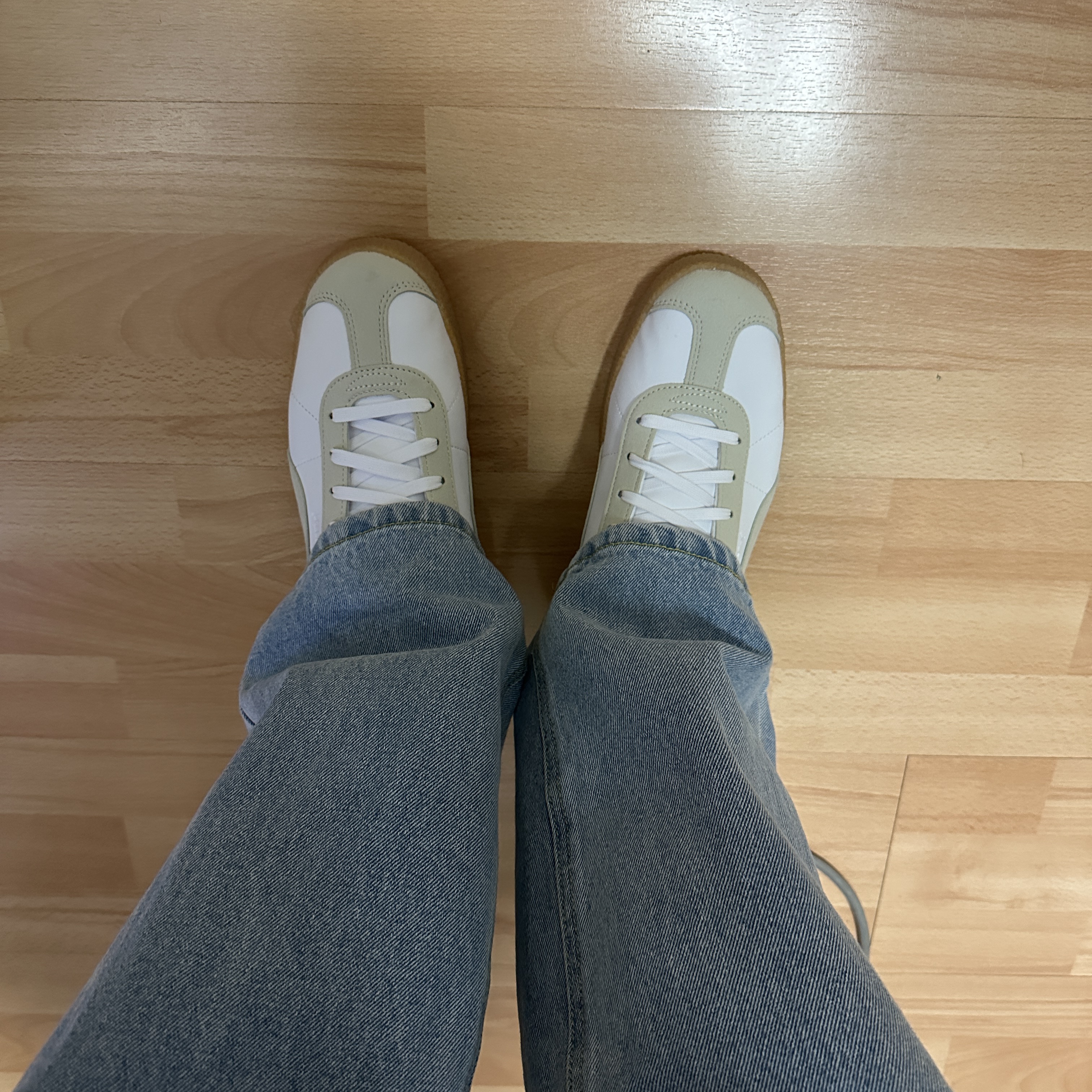 Puma Club SD FS White Gray 착용 스타일 - 2