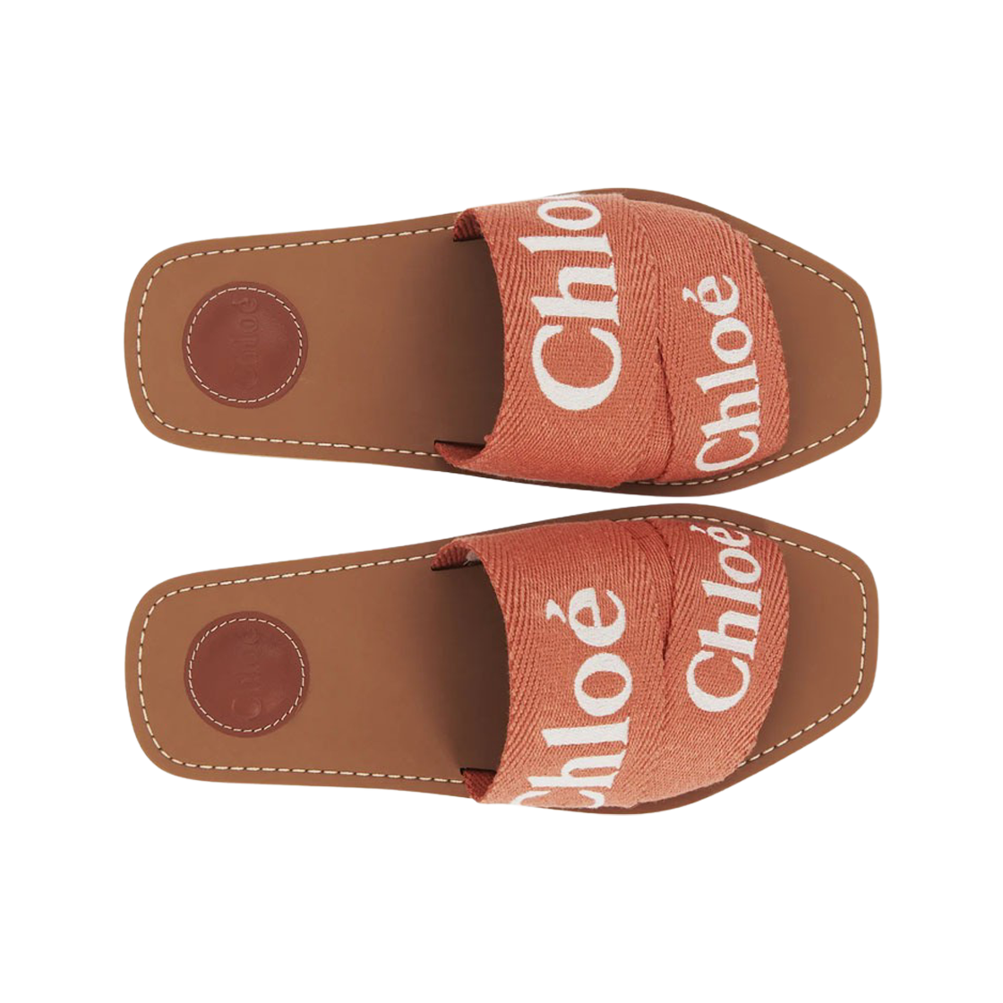 (W) Chloe Woody Flat Mule Tawny Orange 상세 이미지 2