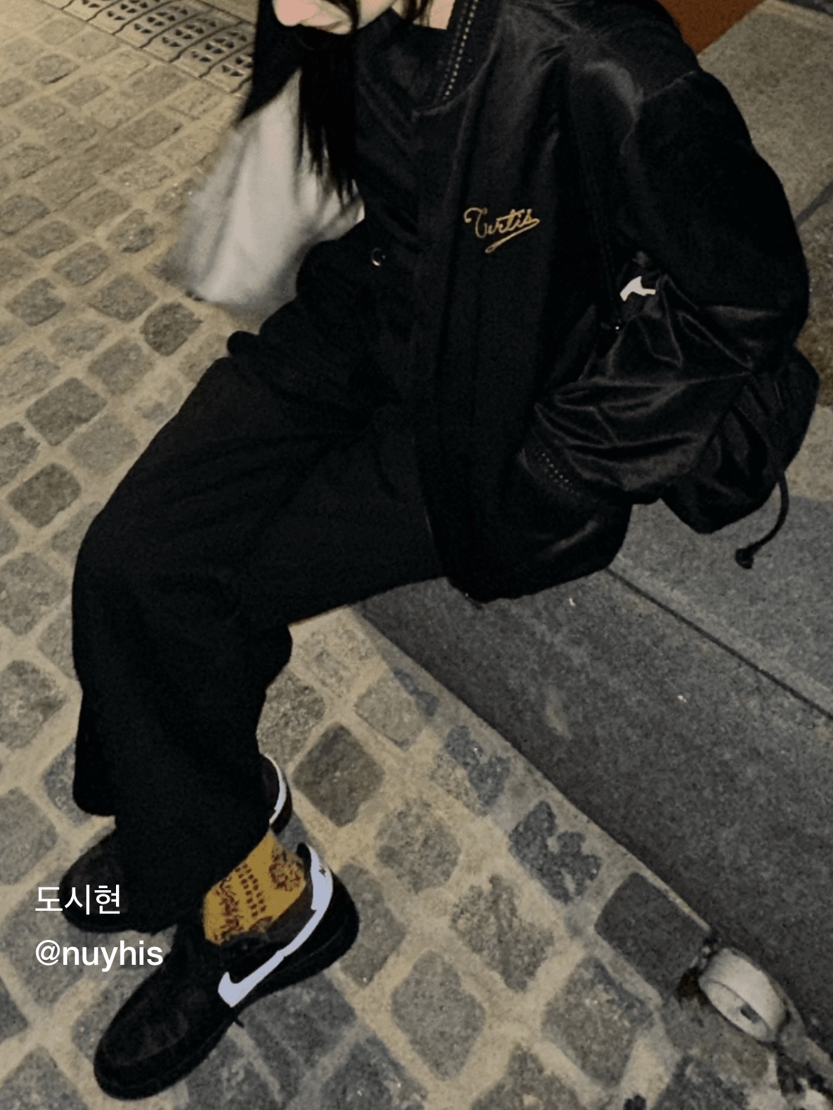 Nike Field General 82 SP Black and White 착용 스타일 - 4